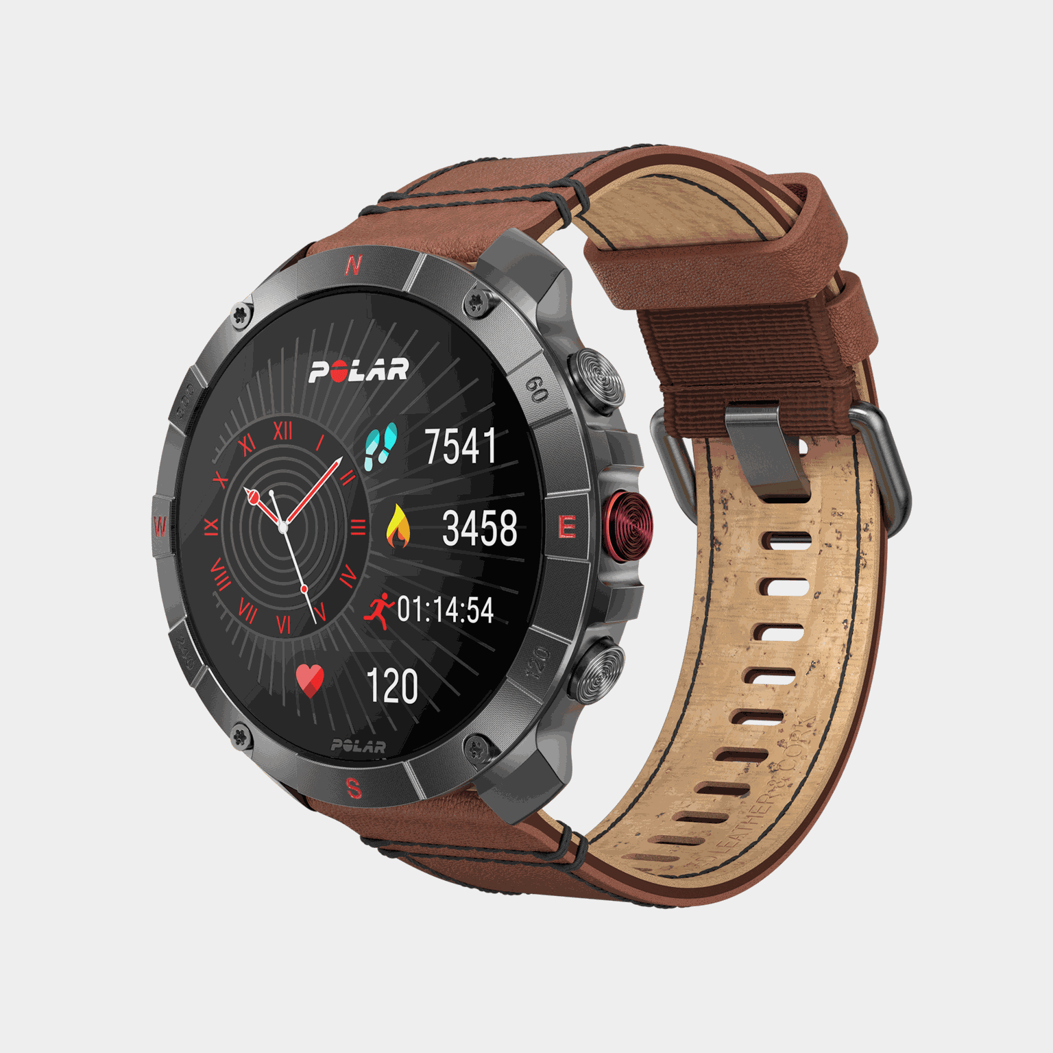 Polar Grit X2 Pro Titanium Multisport Smartwatch – Bruin