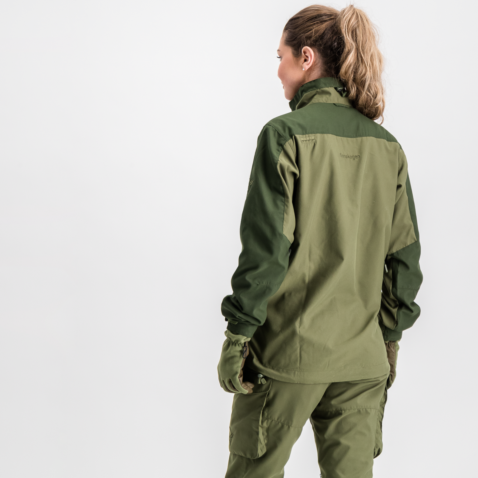  Finnskogen Hybrid Jacket Jaqueta de caça unissex - Verde