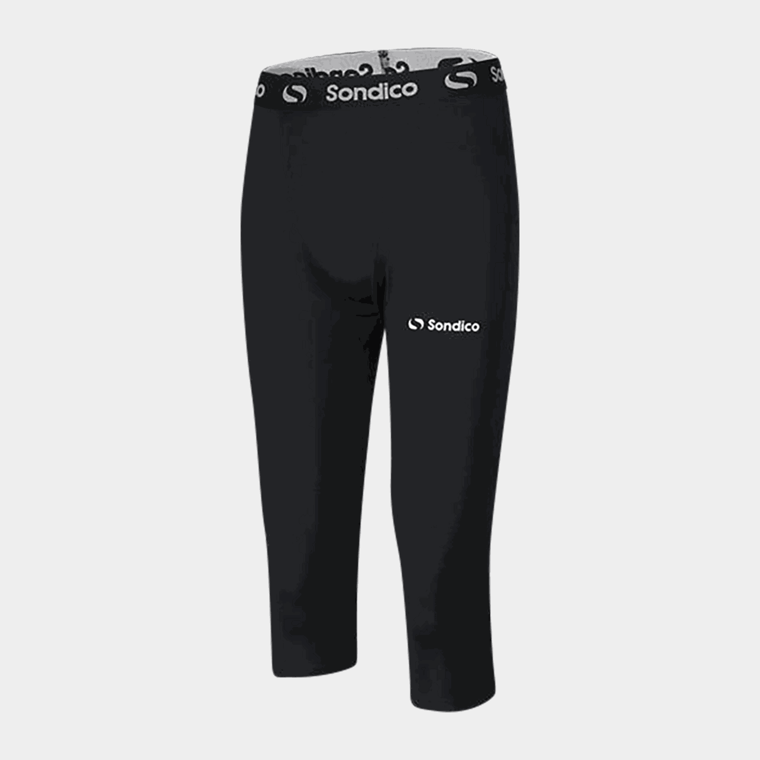 Core 3/4 Tight, fotballtights, herre - Svart