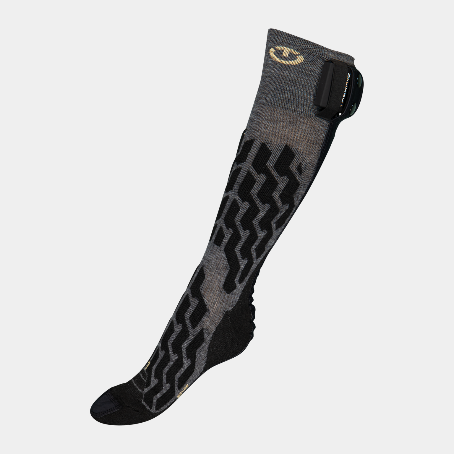 Conjunto de Meias Aquecidas Powersock – UNI + Pacote com 1200 (24/25 unidades), Unissex – Pretas