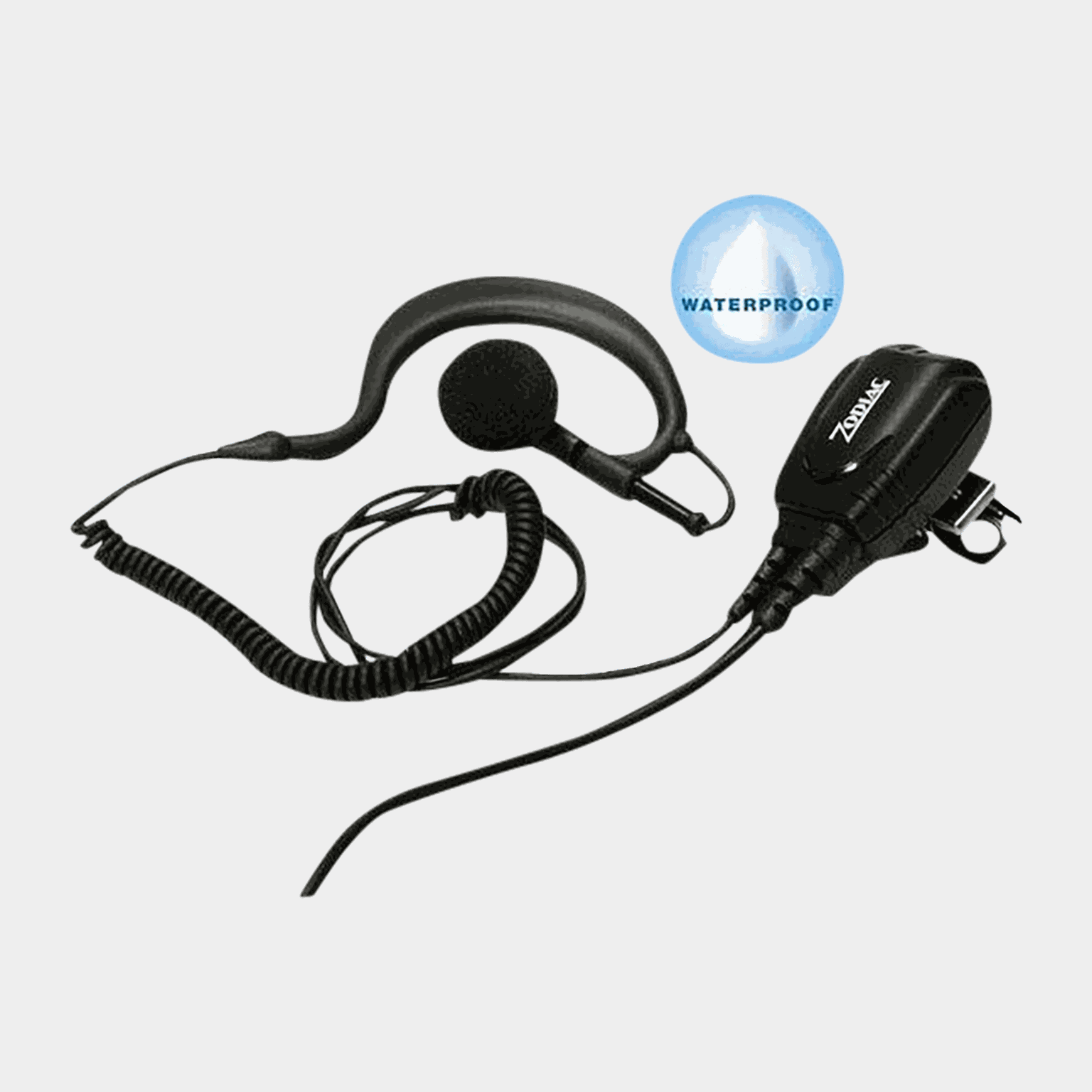 Zodiac Flex headset til Mackenzie Echo, vanntett - Svart