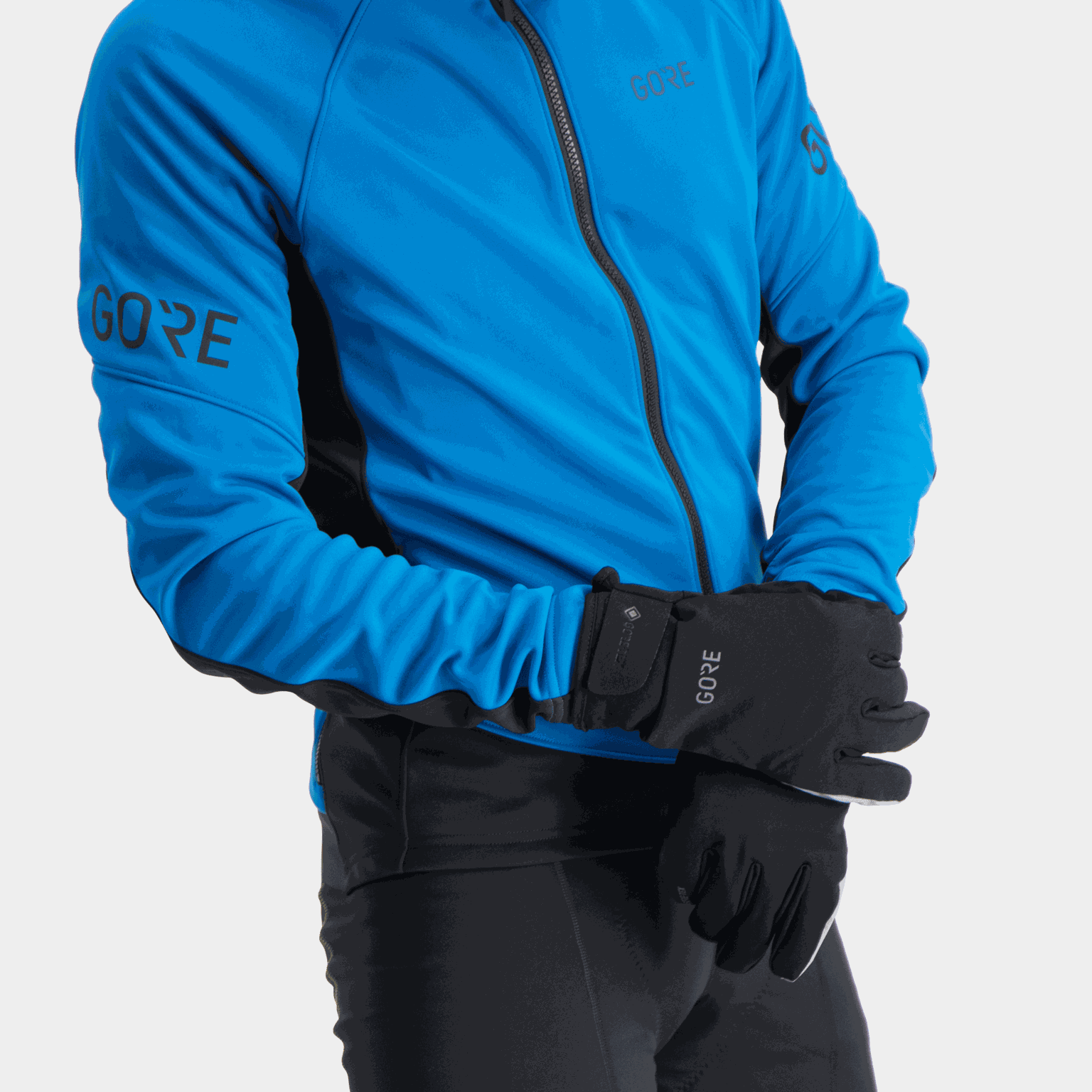 Gants de cyclisme C5 GORE-TEX Thermo, pour homme – Noir