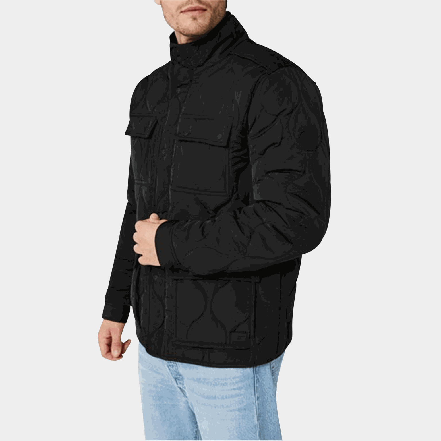  Veste Kingdom pour homme - Noire
