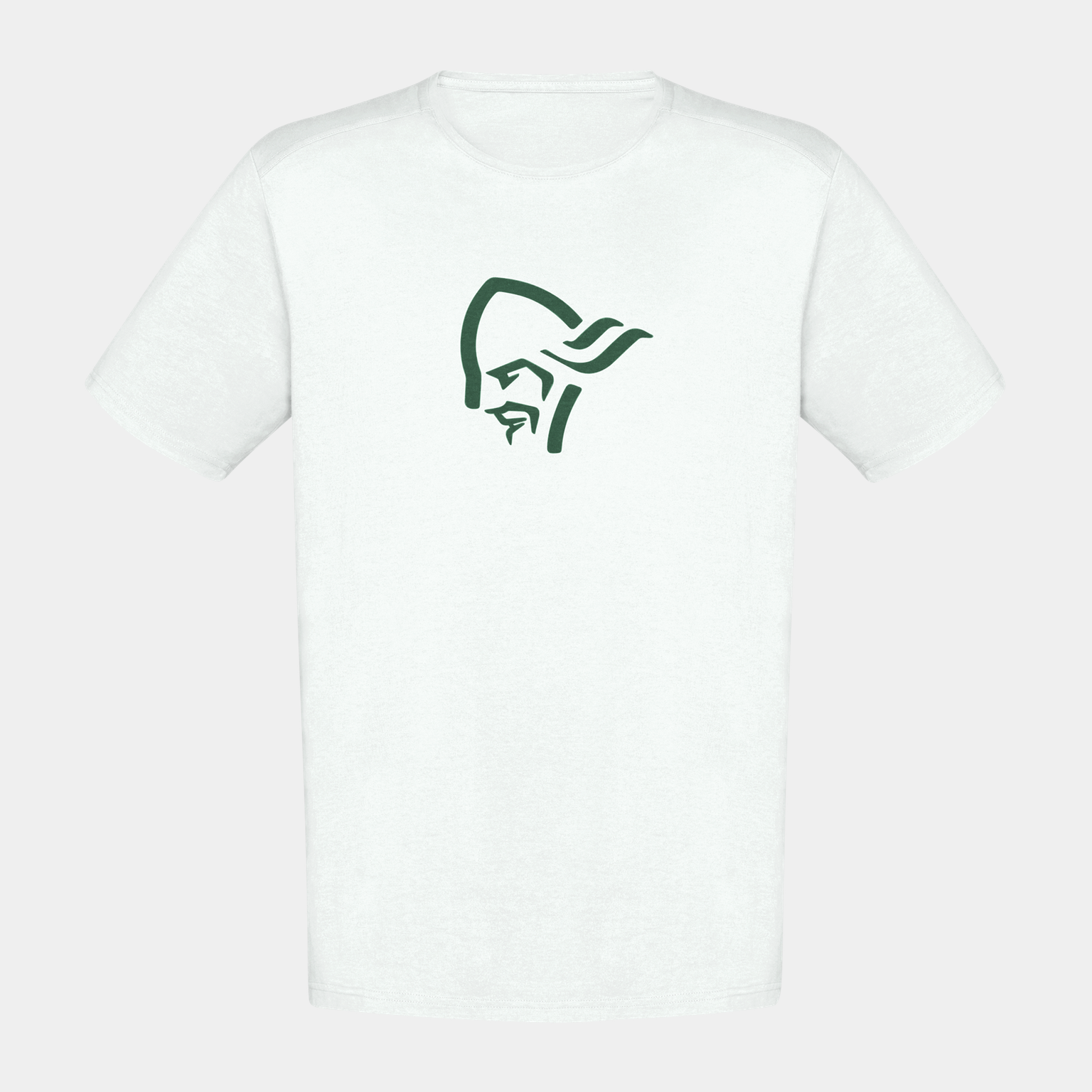 Camiseta Viking de algodão /29, masculina - branca