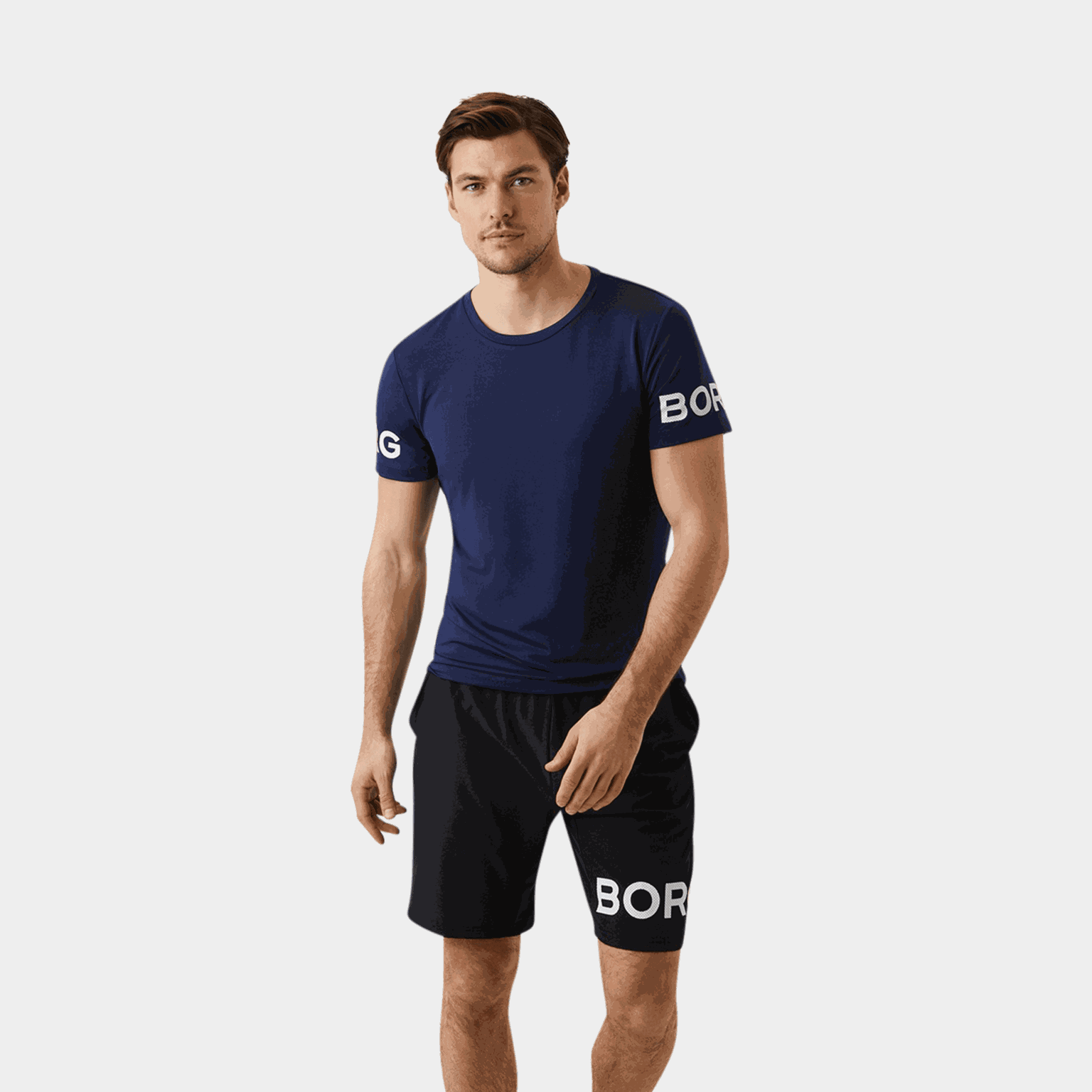  Camiseta Borg para hombre, azul oscuro