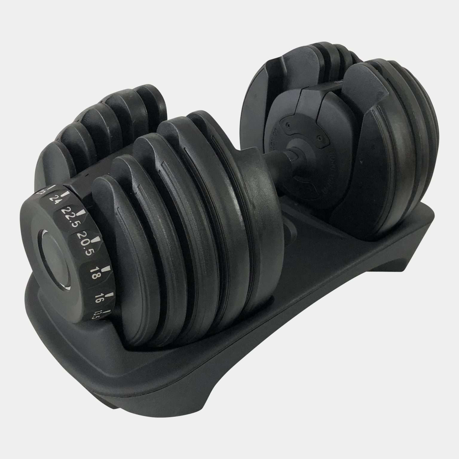  Hantel regulowany od 2,5 do 24 kg, hantel regulowany – czarny
