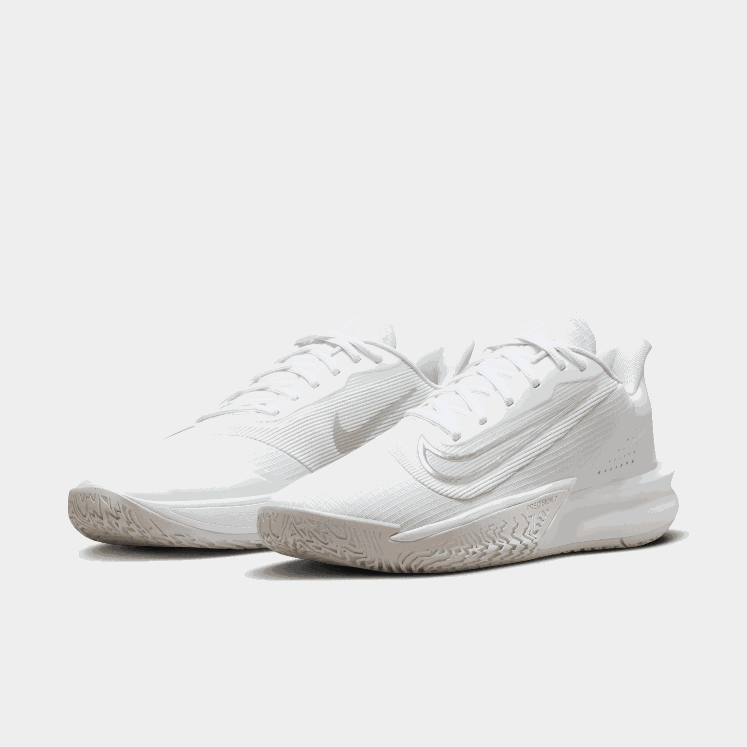  Ανδρικά Παπούτσια Μπάσκετ Nike Precision VII - Λευκό