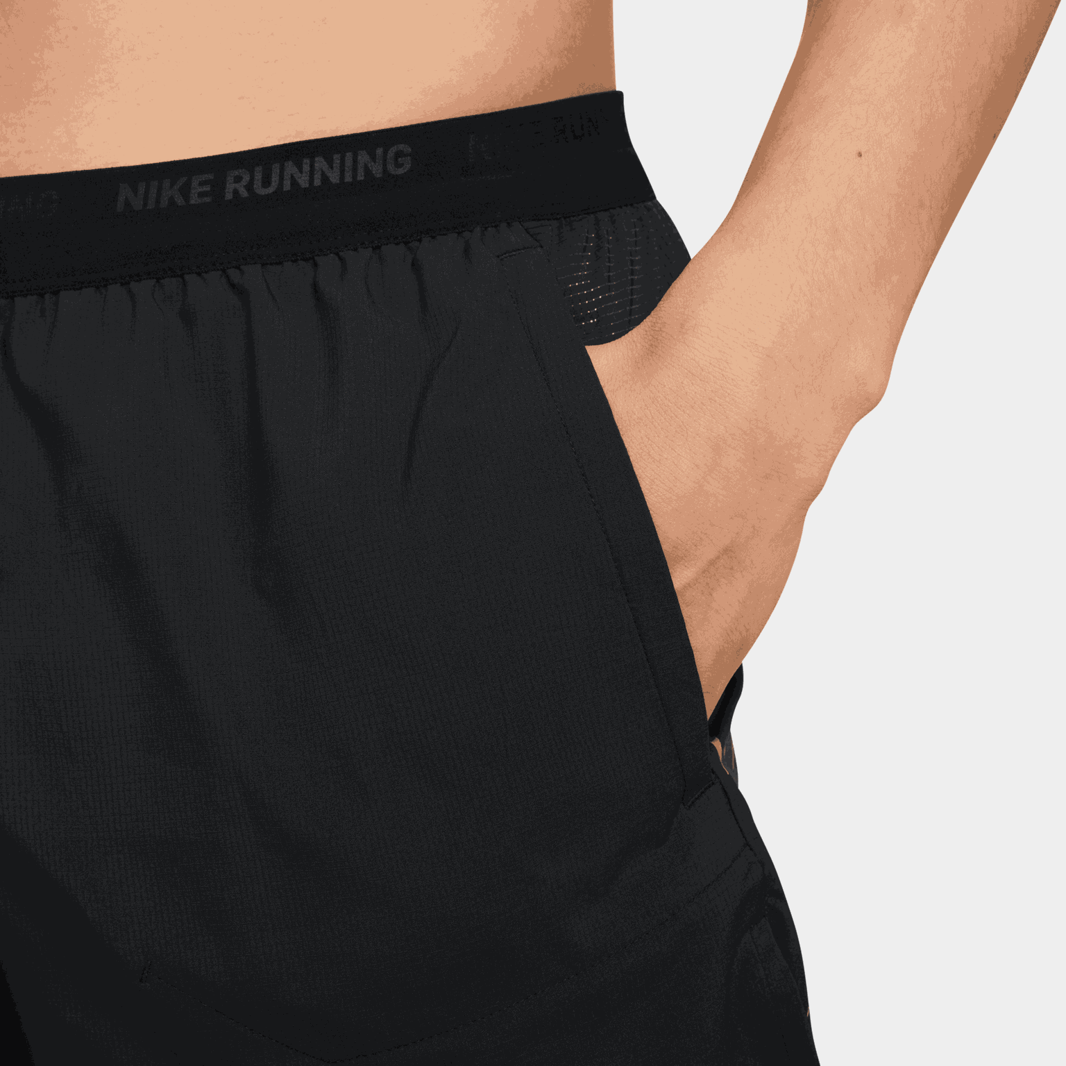 Dri-FIT Jakob 5BF Short, løpeshorts, herre - Svart