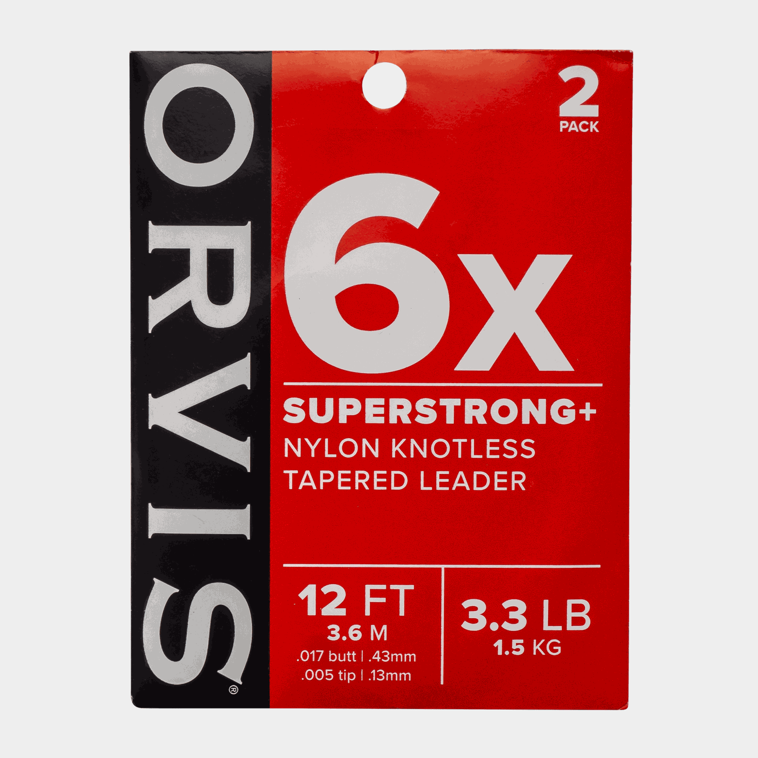 Super Strong Plus Leaders 12' 6x, fortom -