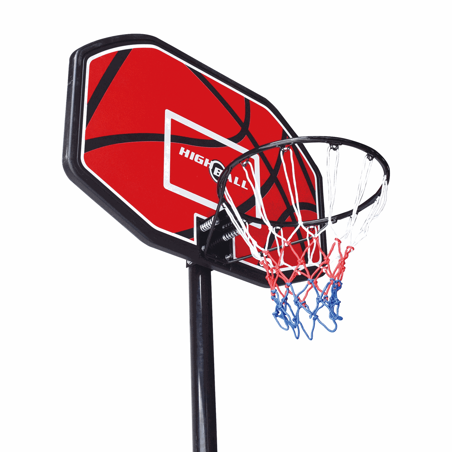 Basketbalový koš pro celou rodinu, basketbalový koš - černý