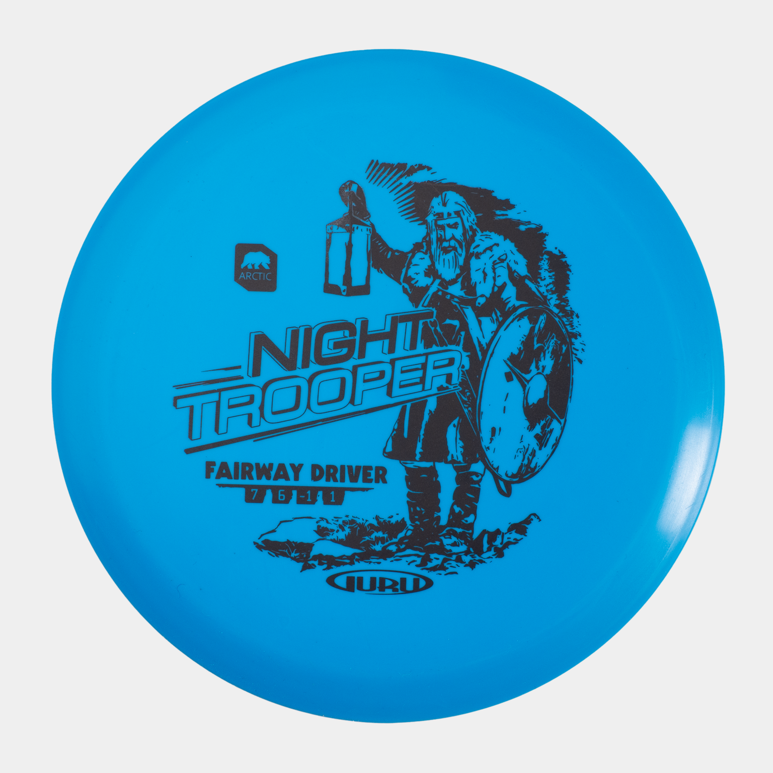  Dysk golfowy Arctic Line Driver Night Trooper, 150-165 g, do rzucania i gry w golfa frisbee.