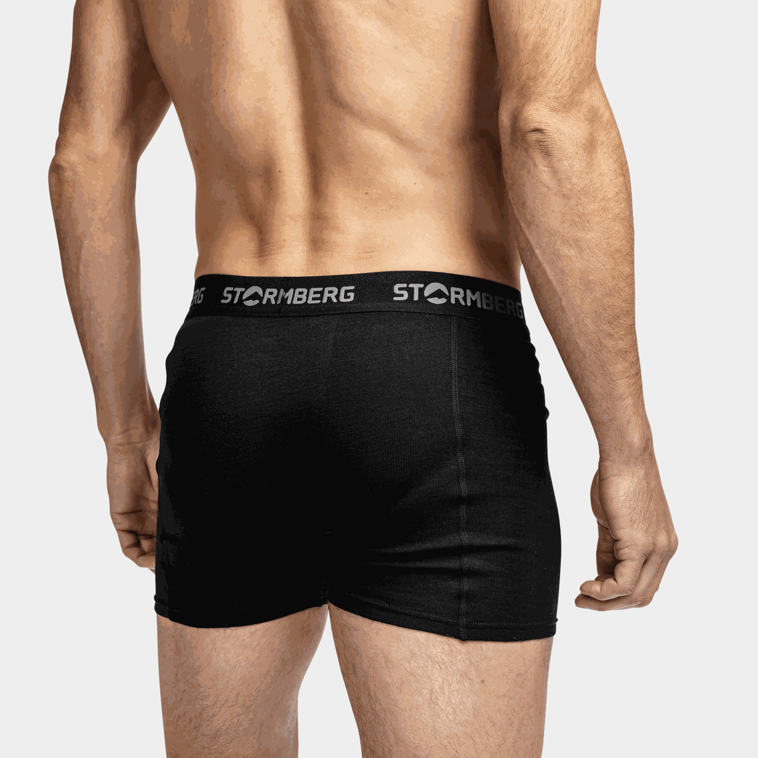 Kebnekaise Wool Boxer, boxershorts, herre - Svart