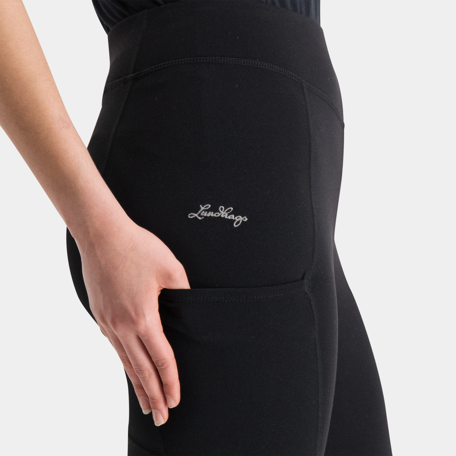 Tausa Wool Hybrid Tight W, tights dame - Svart