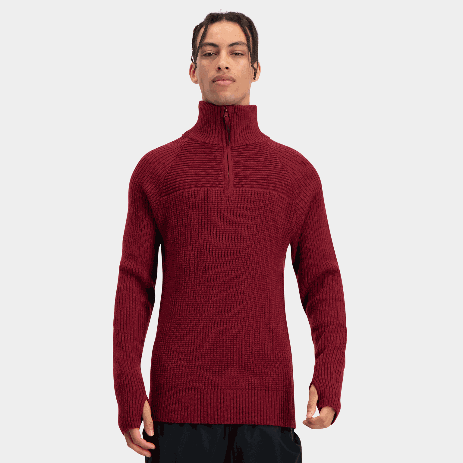  Sweter wełniany Gautatoppen z zamkiem błyskawicznym, sweter wełniany