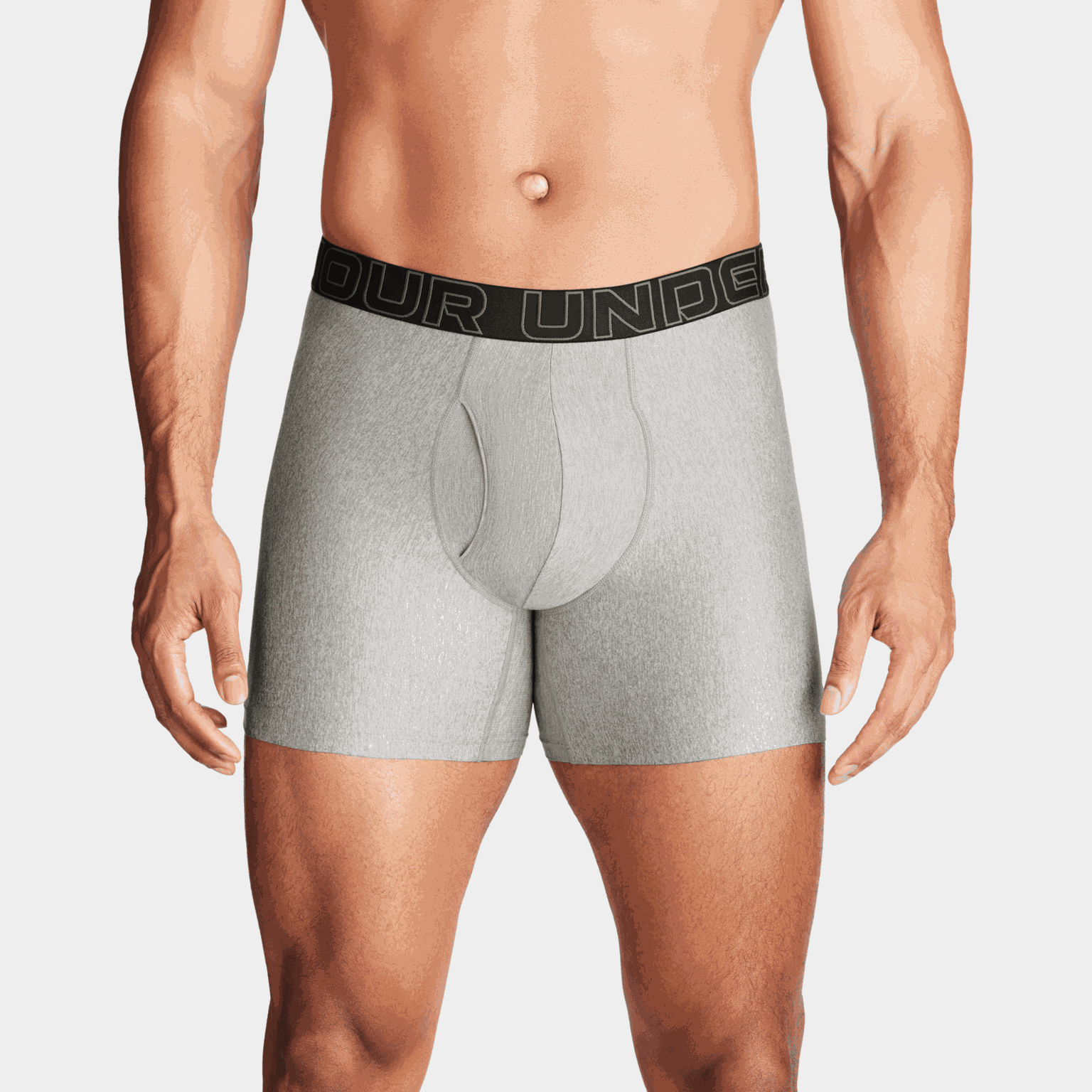 Performance Tech - Solid 6 In 3Pk, boxershorts, herre - Grå