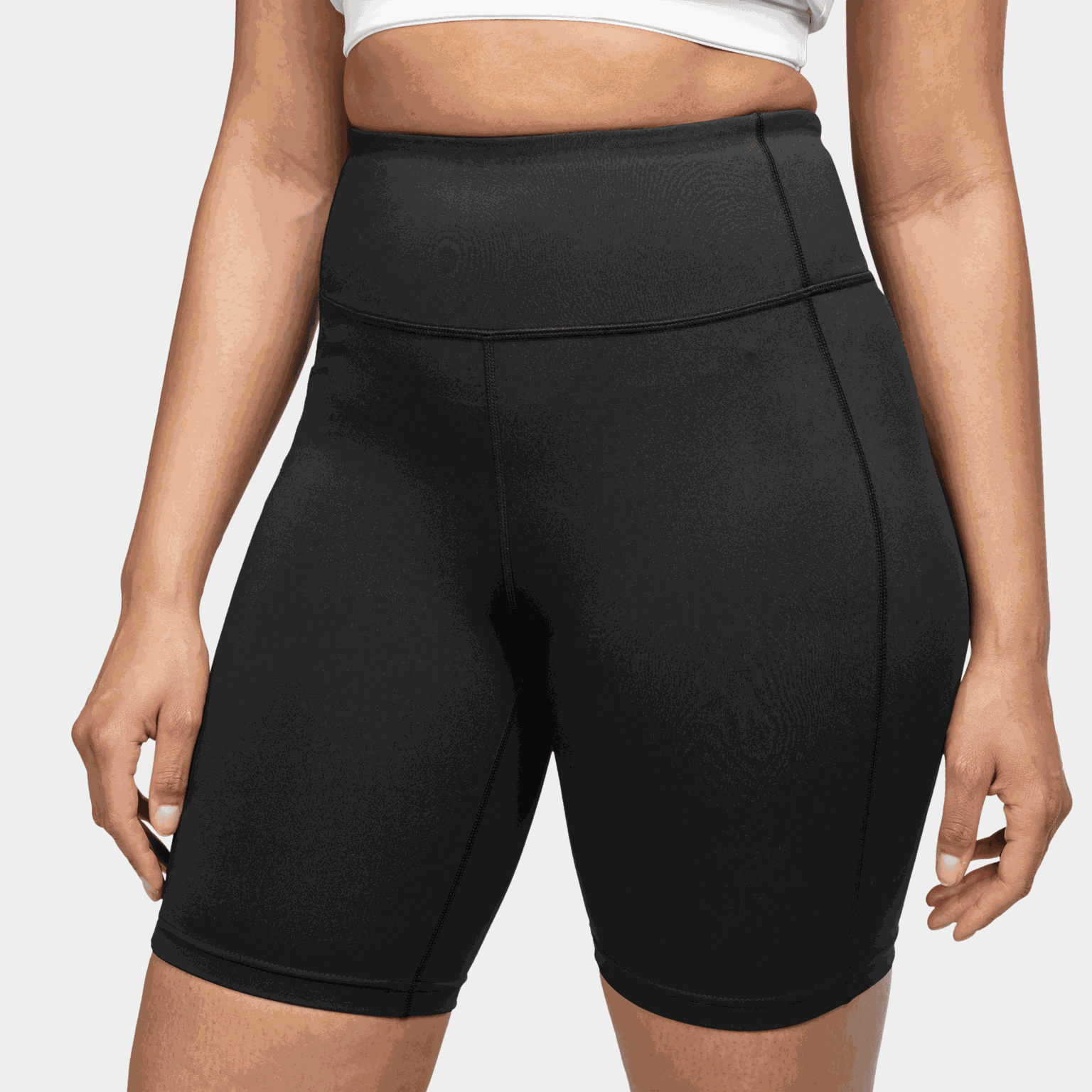 Bikelength Brushed Tights, treningsshorts, dame - Svart