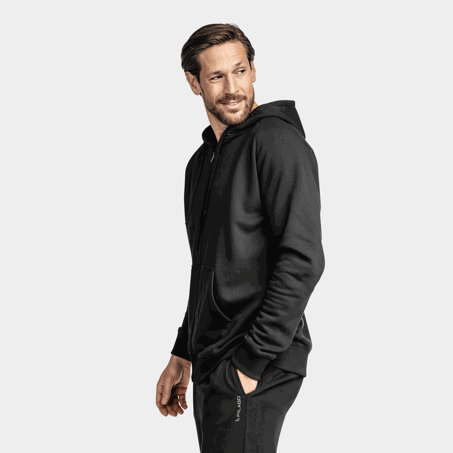  Veste à capuche zippée Essential, pour homme