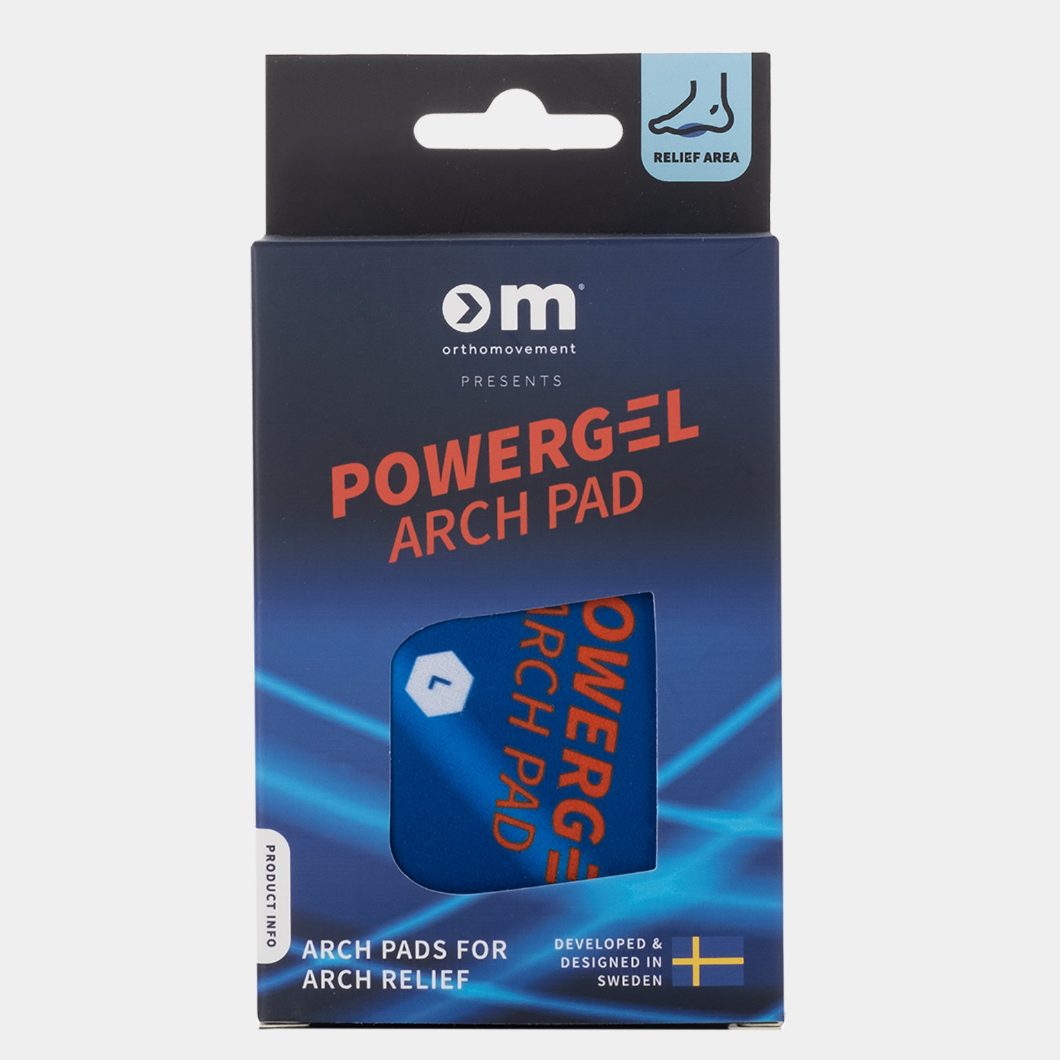  O wkładce Powergel Arch Support Pad – Plain Blue