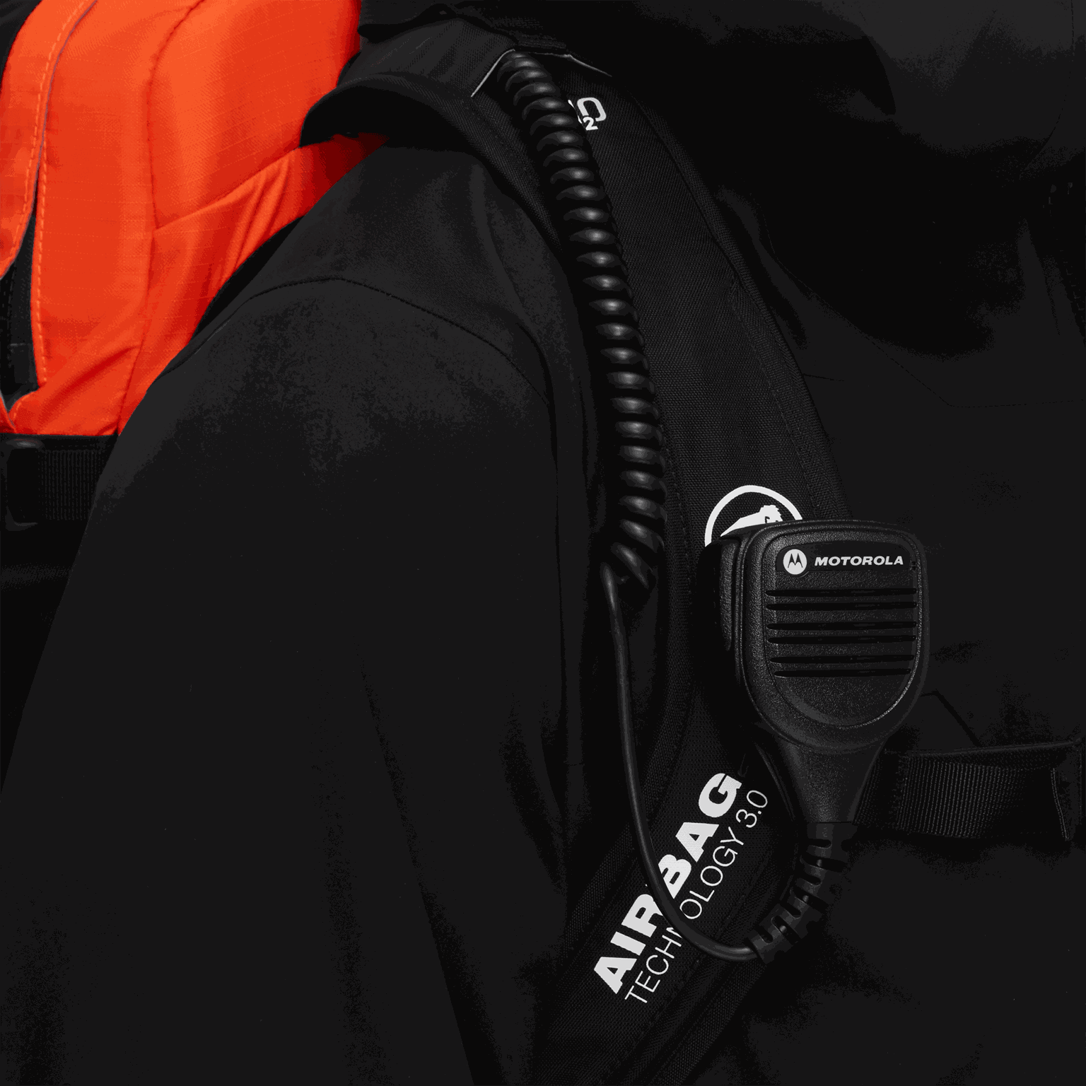Mochila inflável com 22 airbags removíveis (modelo 3.0 24/25), unissex, verde.
