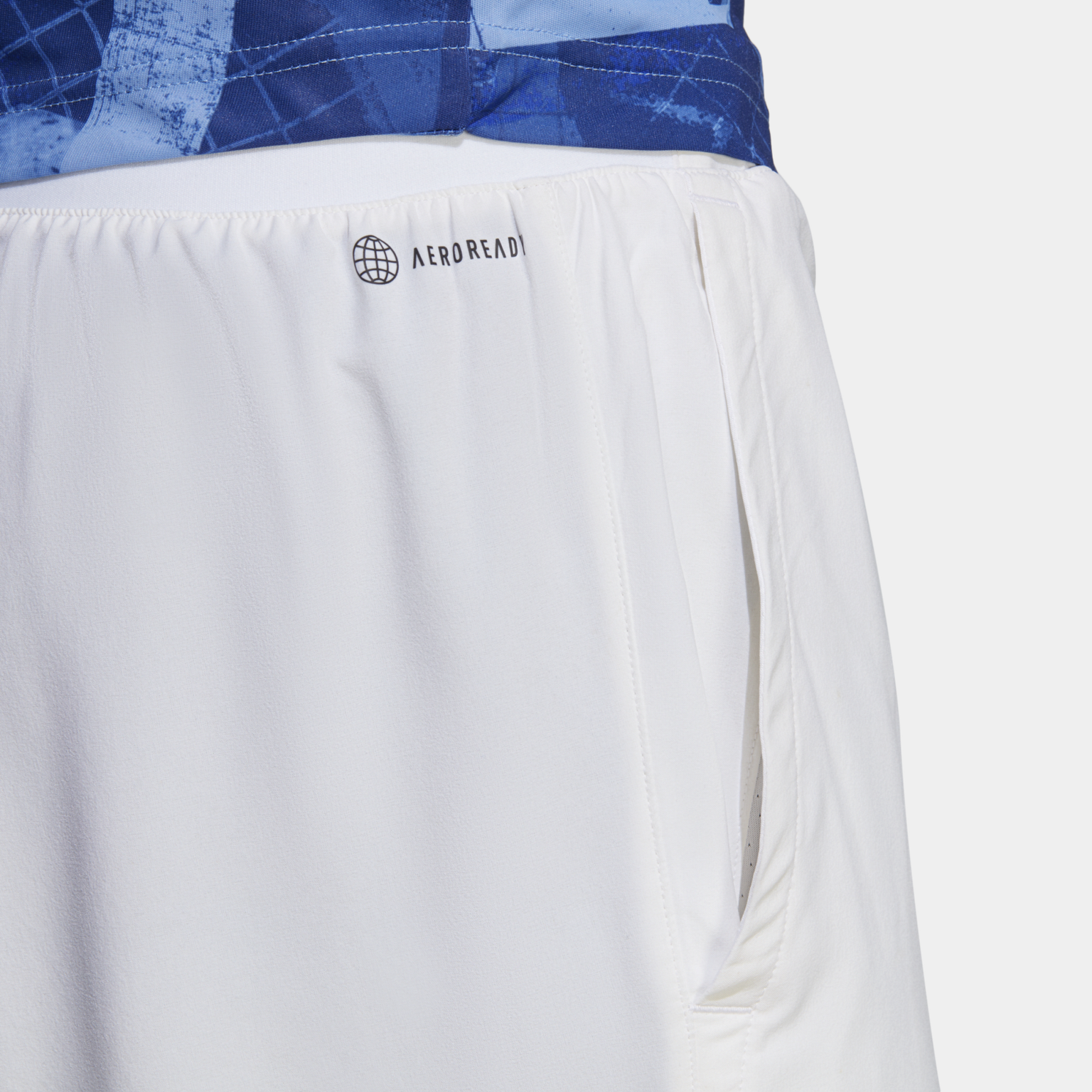 Club Stretch Woven Shorts, tennisshorts, treningsshorts, herre - Hvit