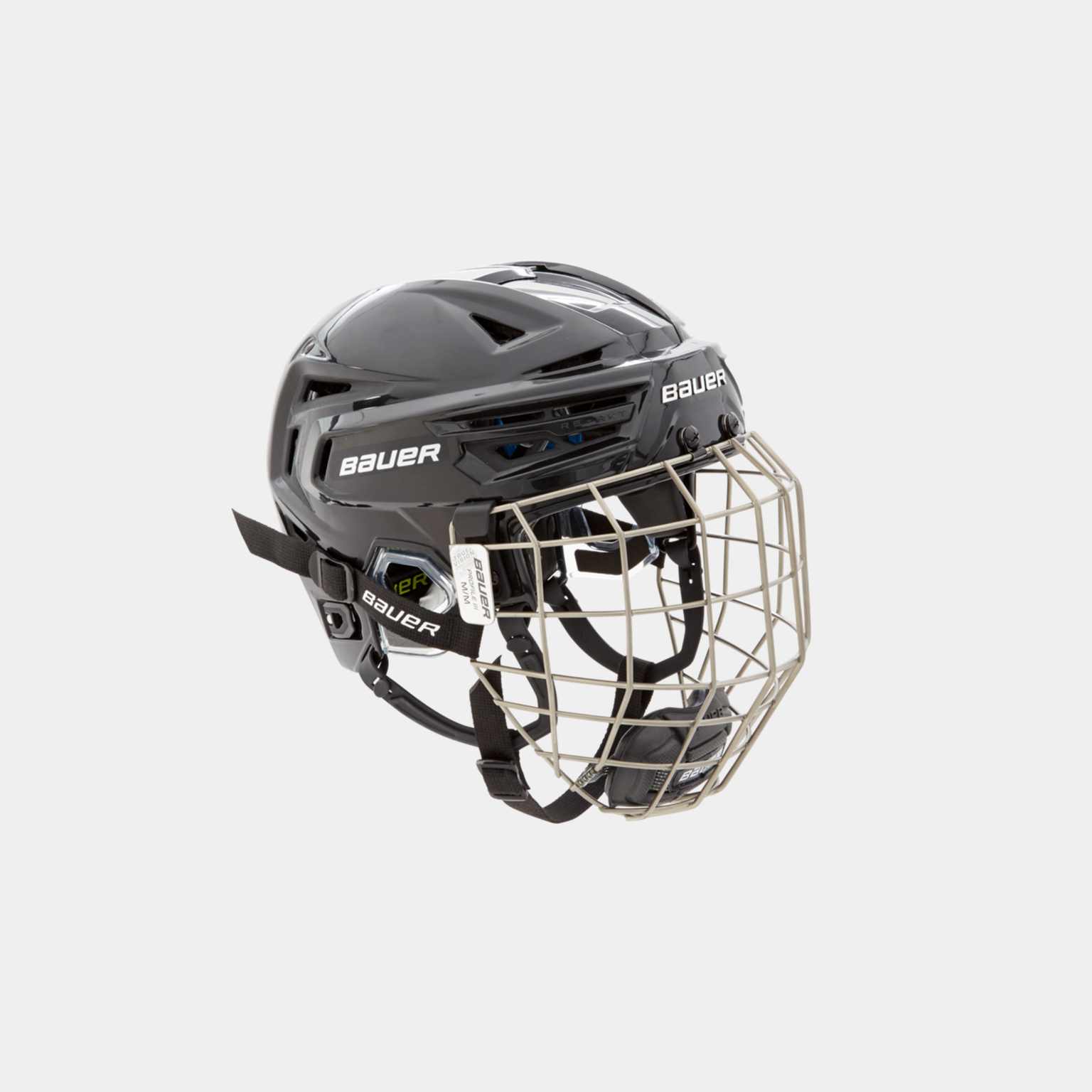  Bauer Re-Akt 150 hockeyhelm, maat 23/24, seniorenmodel - zwart