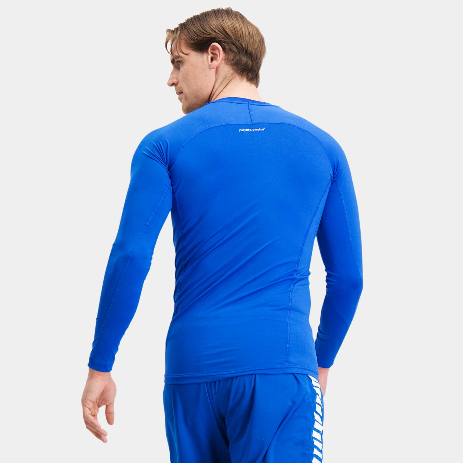 Camiseta técnica masculina de manga comprida para treino.