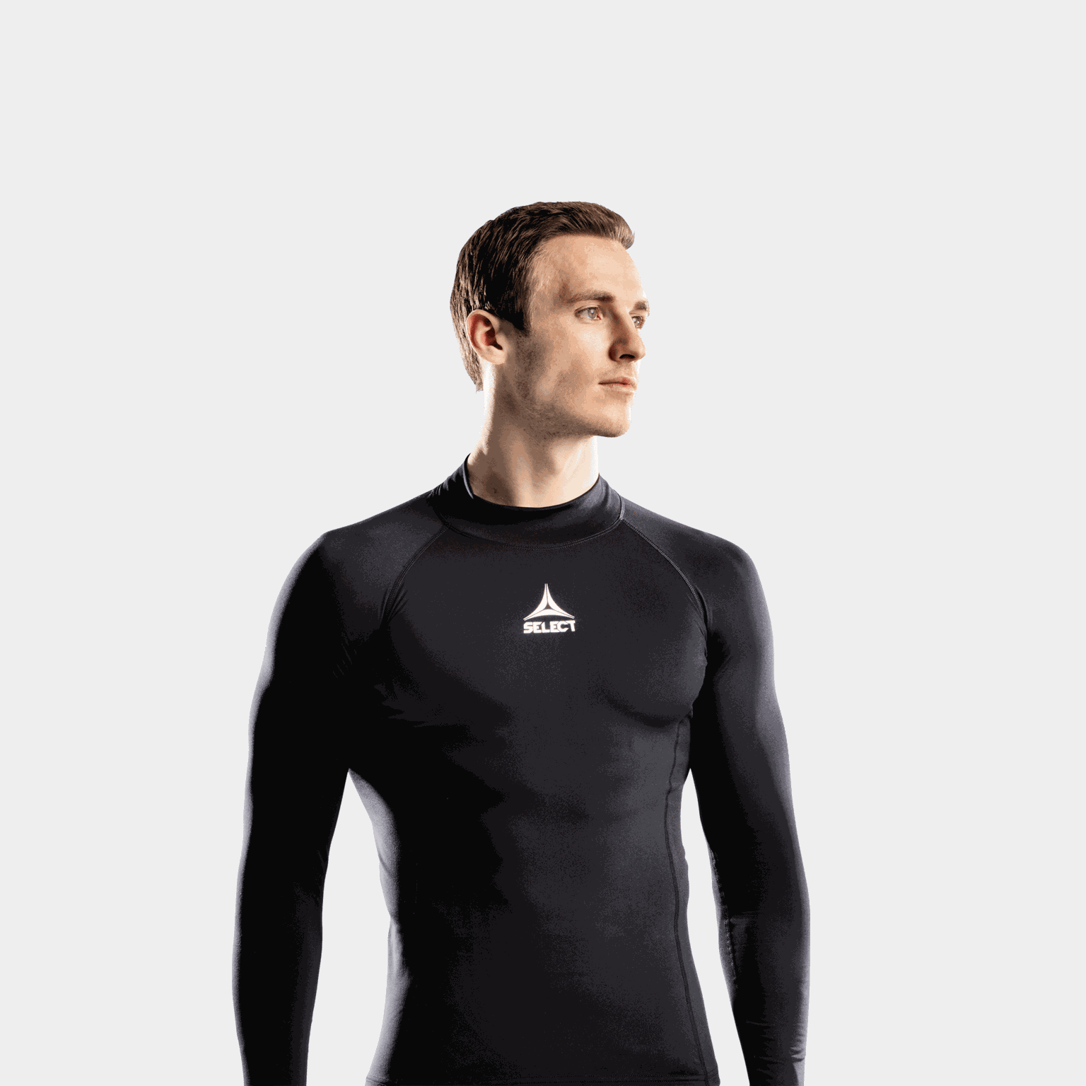Shirt Winter Long Sleeve Baselayer, kompresjonstrøye, herre - Svart