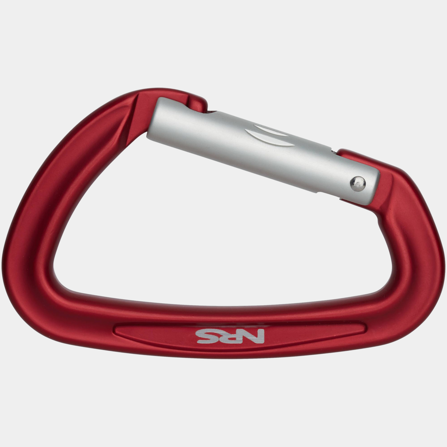 Sliq Straight Gate Carabiner Red/Silver, karabinkrok -
