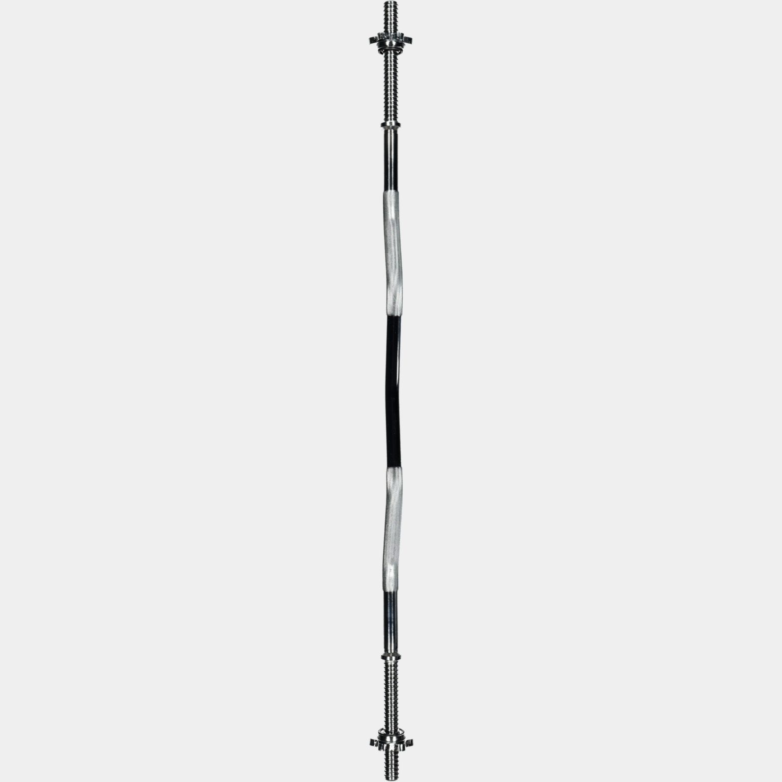 Barre à friser de 25 mm - 120 cm avec capuchon à vis et tige à friser -