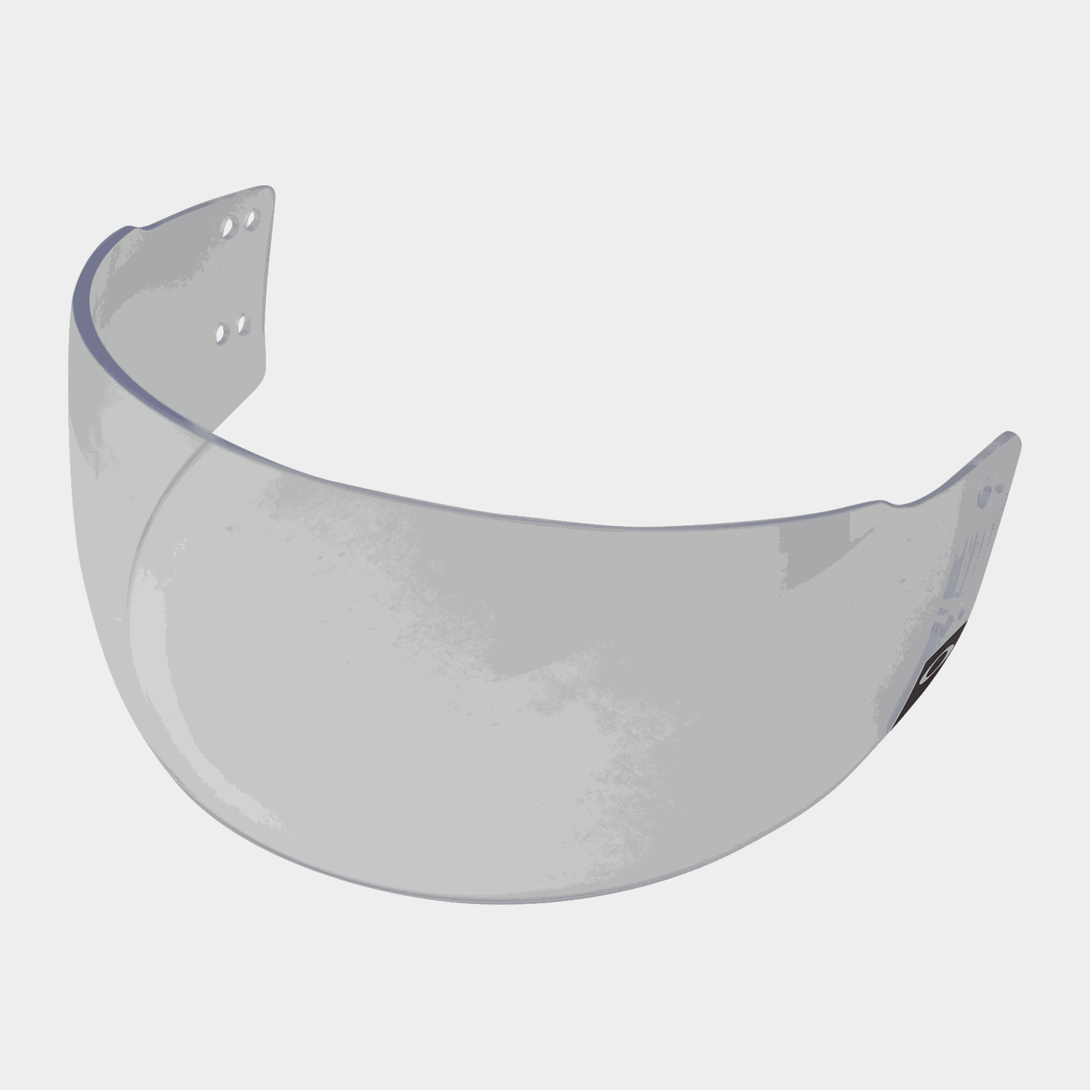  Visière Euro transparente certifiée hockey-23/24, visière pour casques de hockey -
