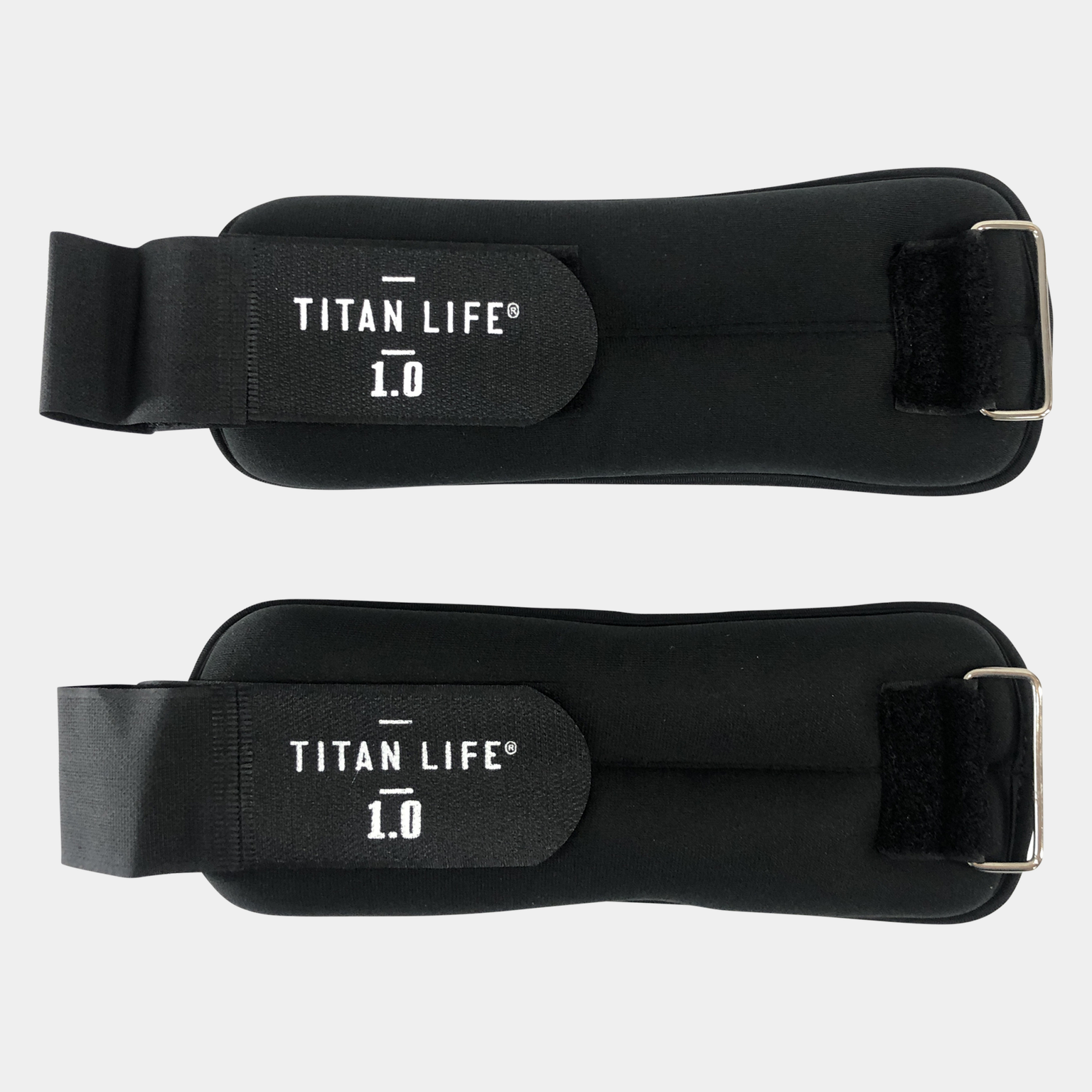 Titan Life – obciążniki na nadgarstki i kostki 1 kg, czarne