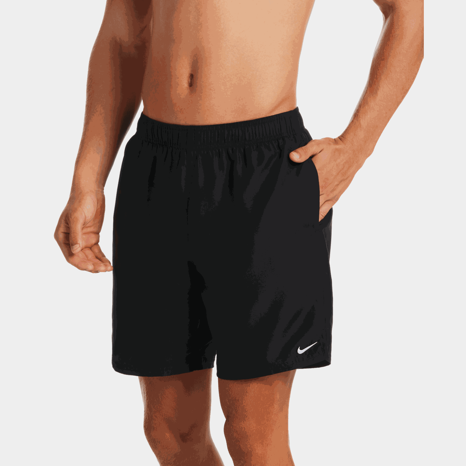  Calções de voleibol de 7 polegadas, roupa de banho masculina