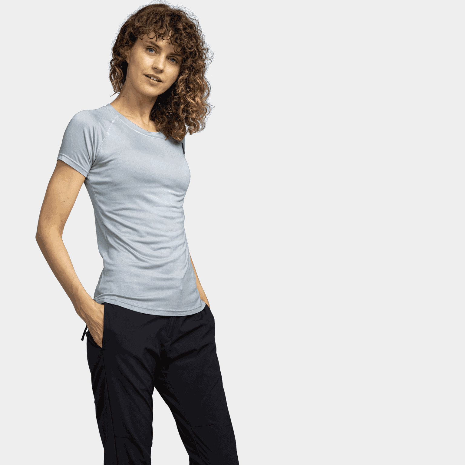  Falkenberg Bamboo T-shirt voor dames – Blauw