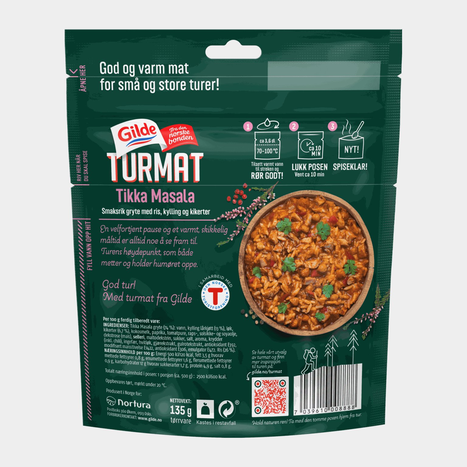 Tikka Masala, turmat -