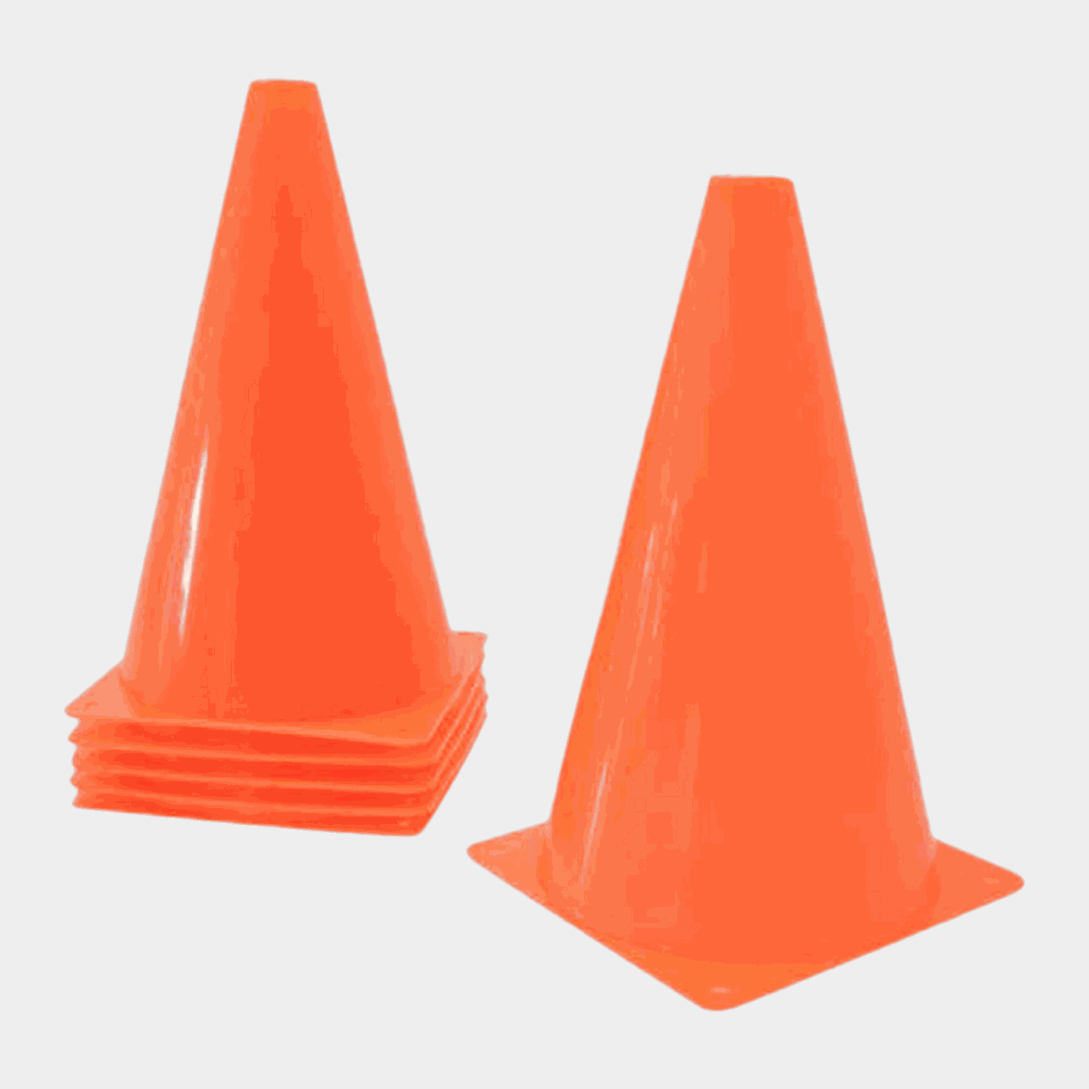  Set van 6 trainingskegels - oranje