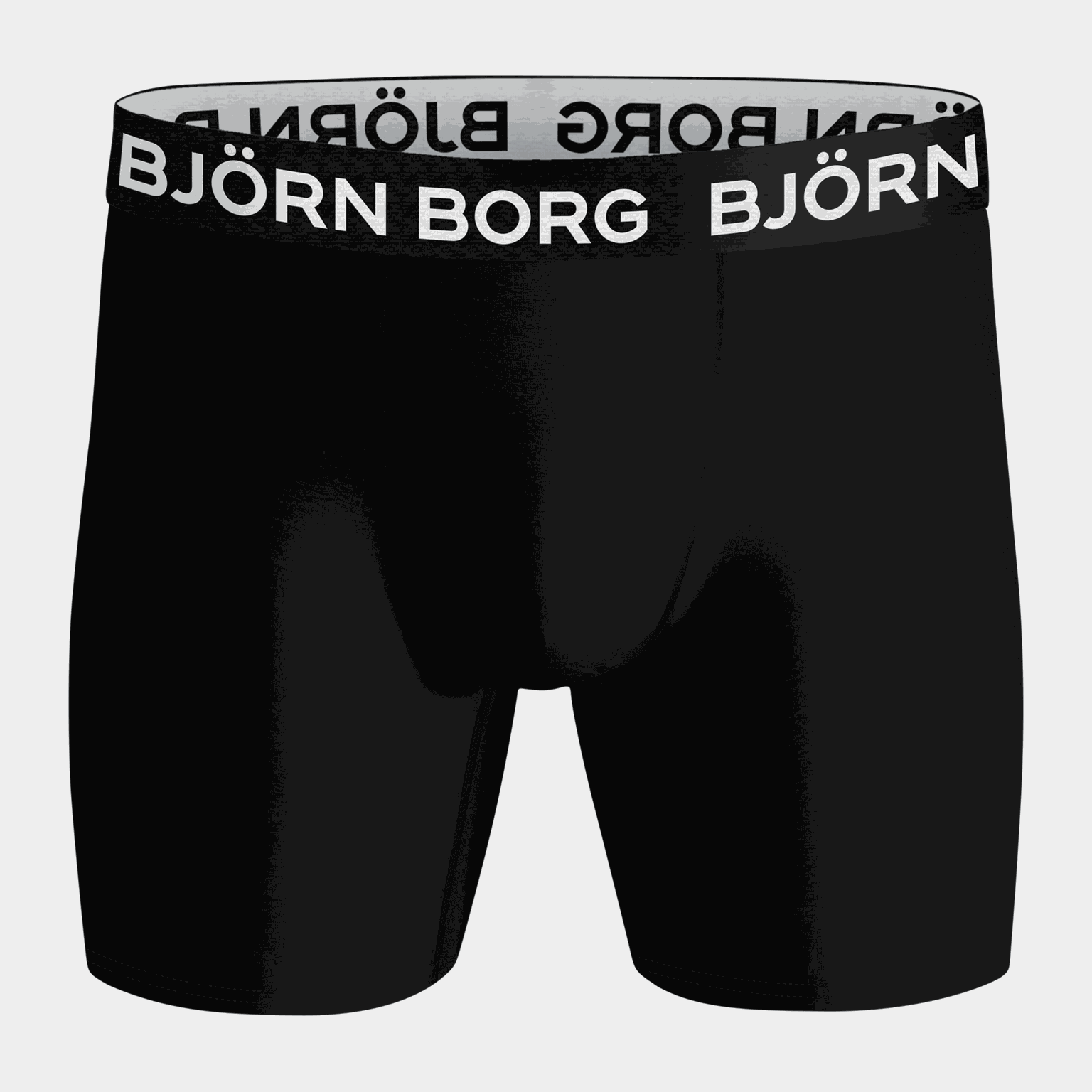 Herenboxershorts van microvezel voor sport - Zwart