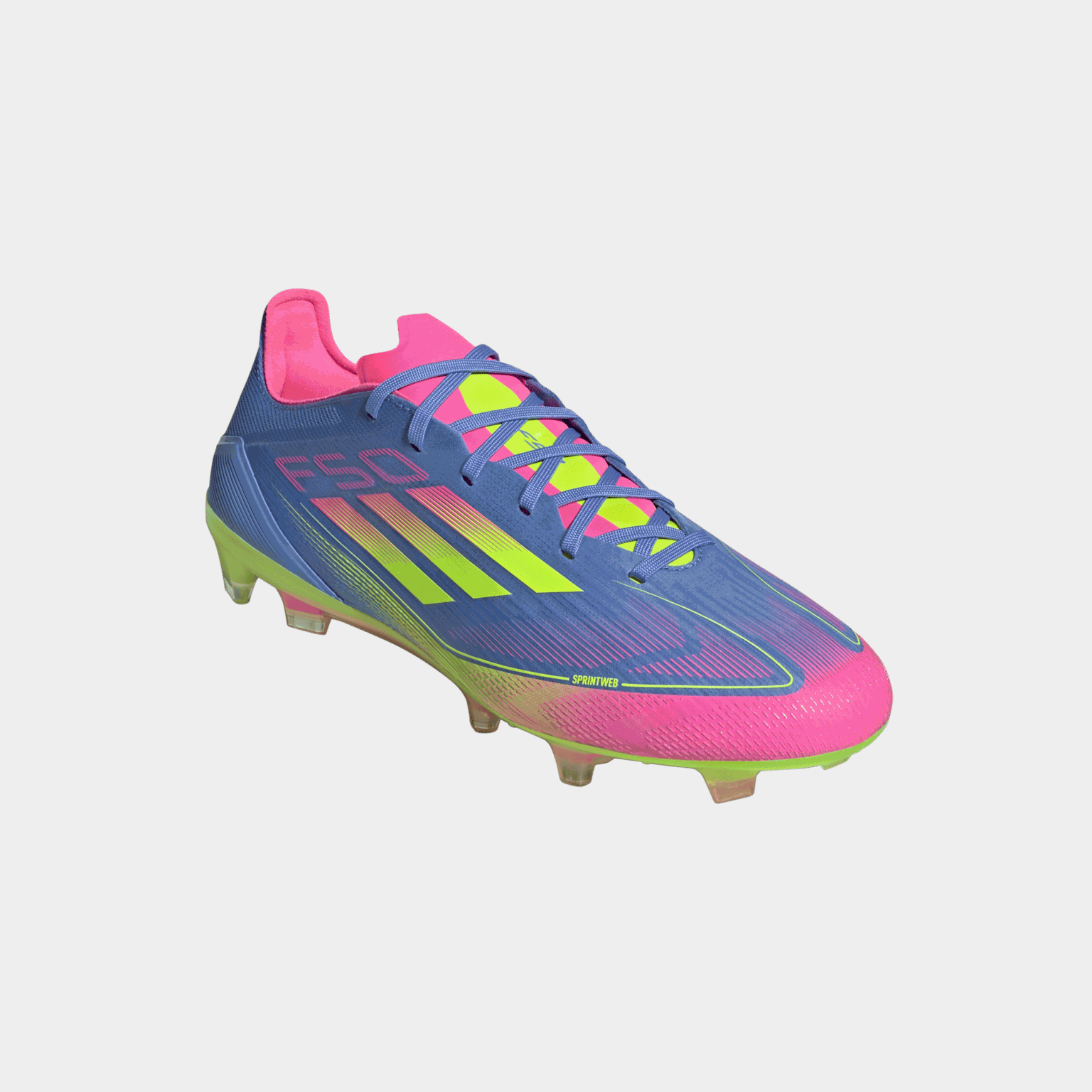 Buty piłkarskie unisex F50 Pro FG Q2 25 do sztucznej trawy – niebieskie