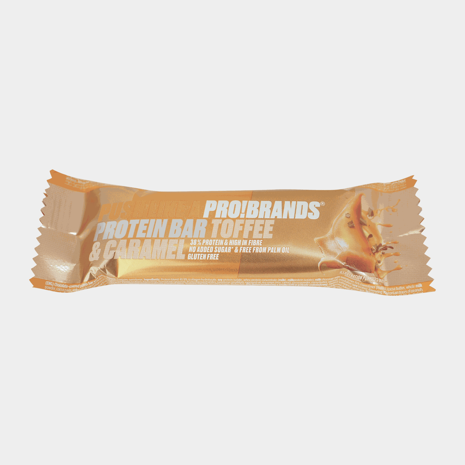 Batony proteinowe o smaku toffi i karmelu 45 g, Batony proteinowe -