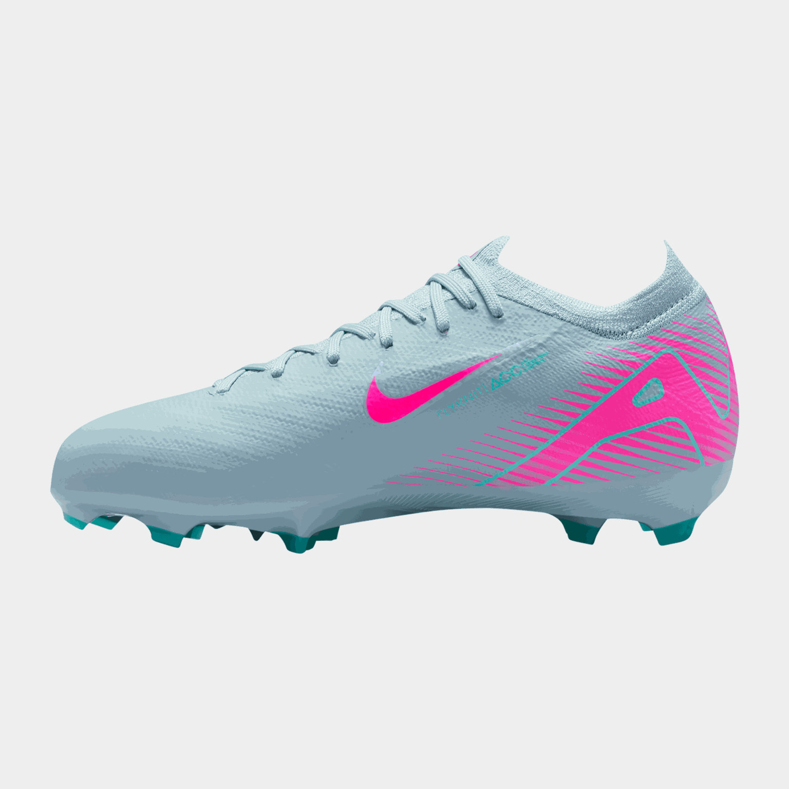  Chuteiras de futebol infantil Mercurial Vapor 16 Pro FG Q2 25 para grama sintética - Turquesa
