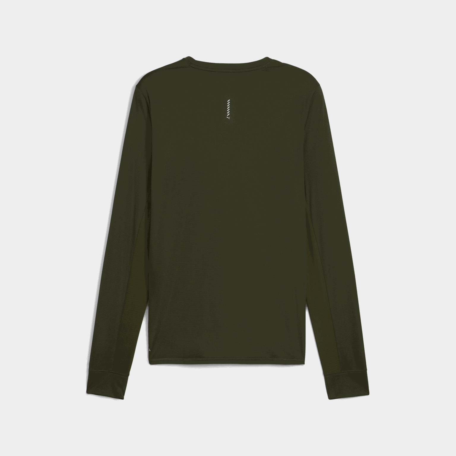  Koszulka męska z długim rękawem Run Favorite, bluza treningowa, zielona