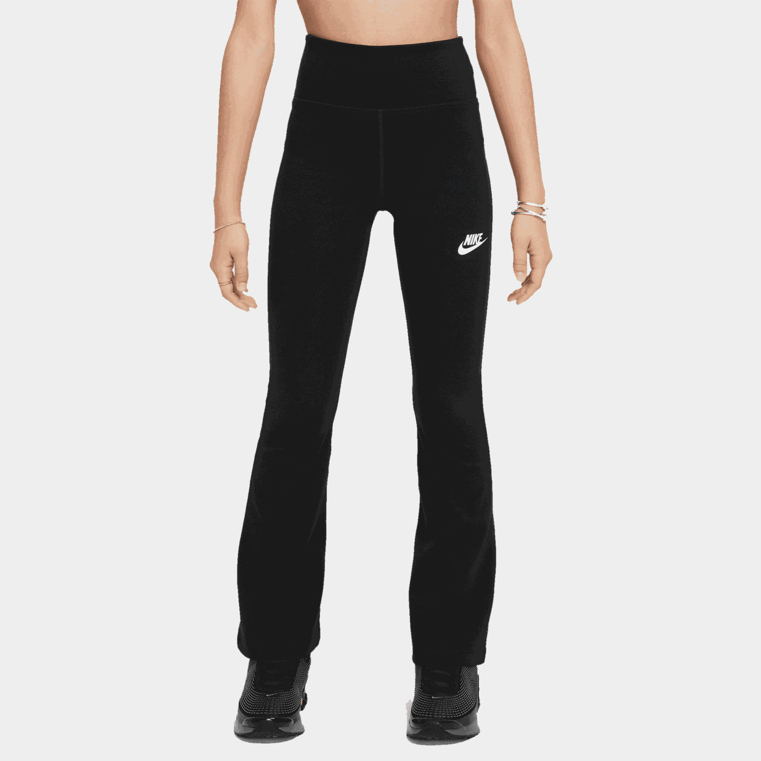  Leginsy Sportswear Classics dla chłopców i dziewcząt – czarne