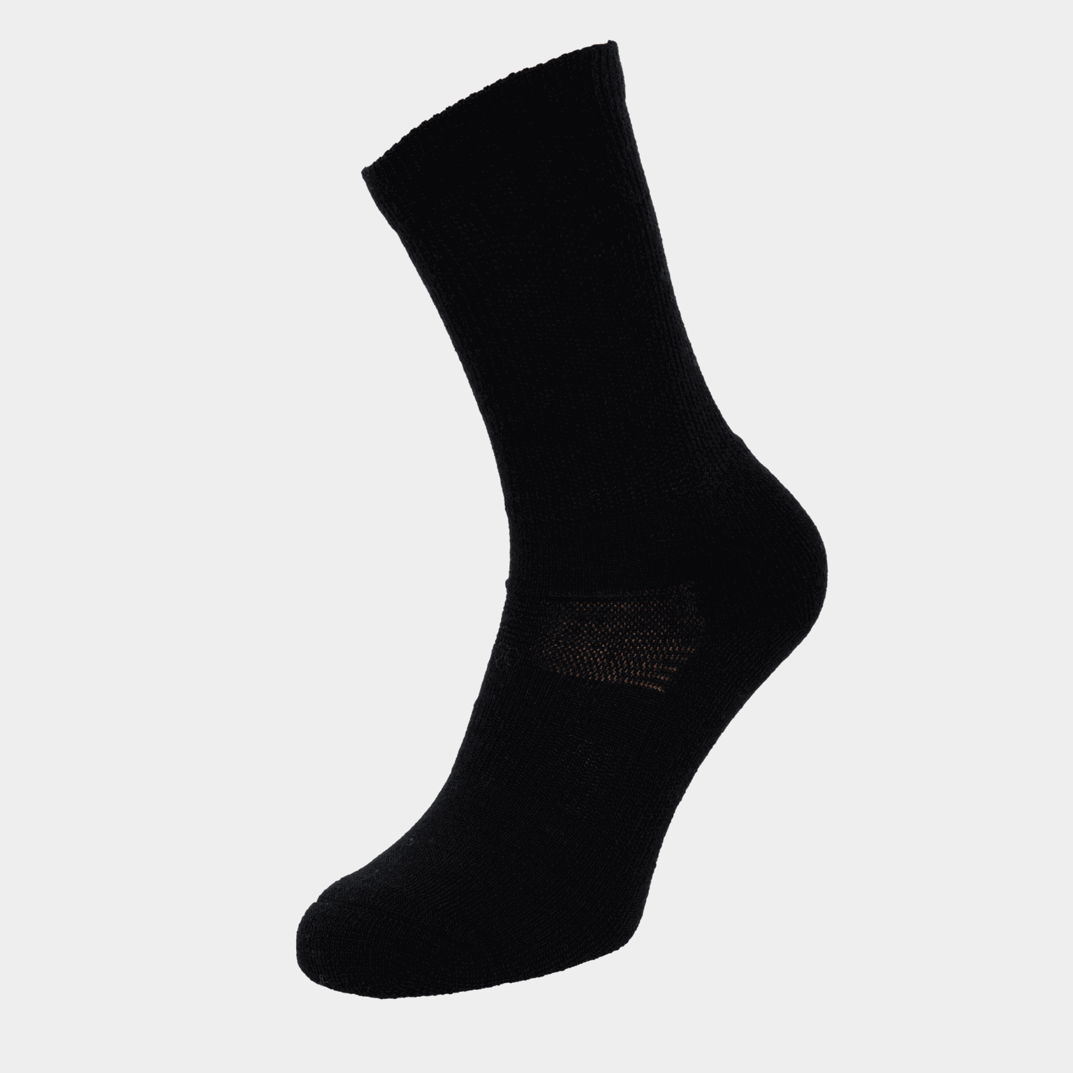  Chaussettes de randonnée en laine, chaussettes en laine - Noires