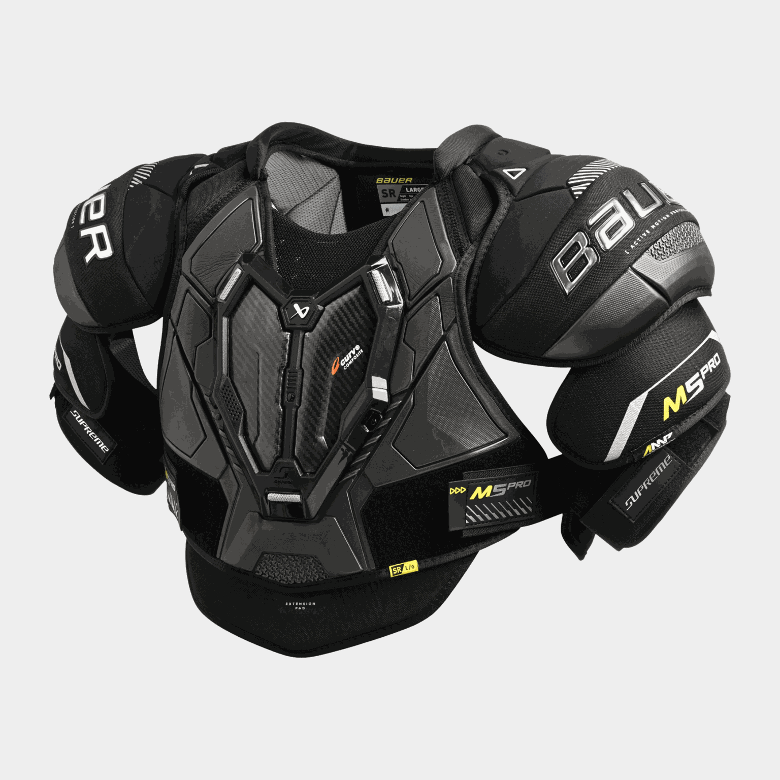 Épaulières S23 Supreme M5 Pro 23/24, protection des épaules, seniors - Noir