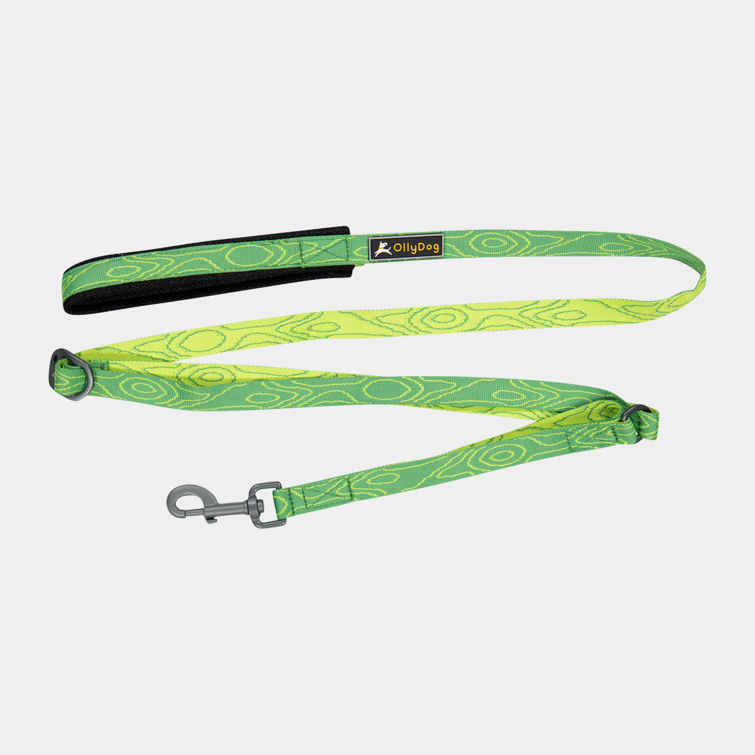 Verstelbare hondenriem Flagstaff Sage Bark – Groen