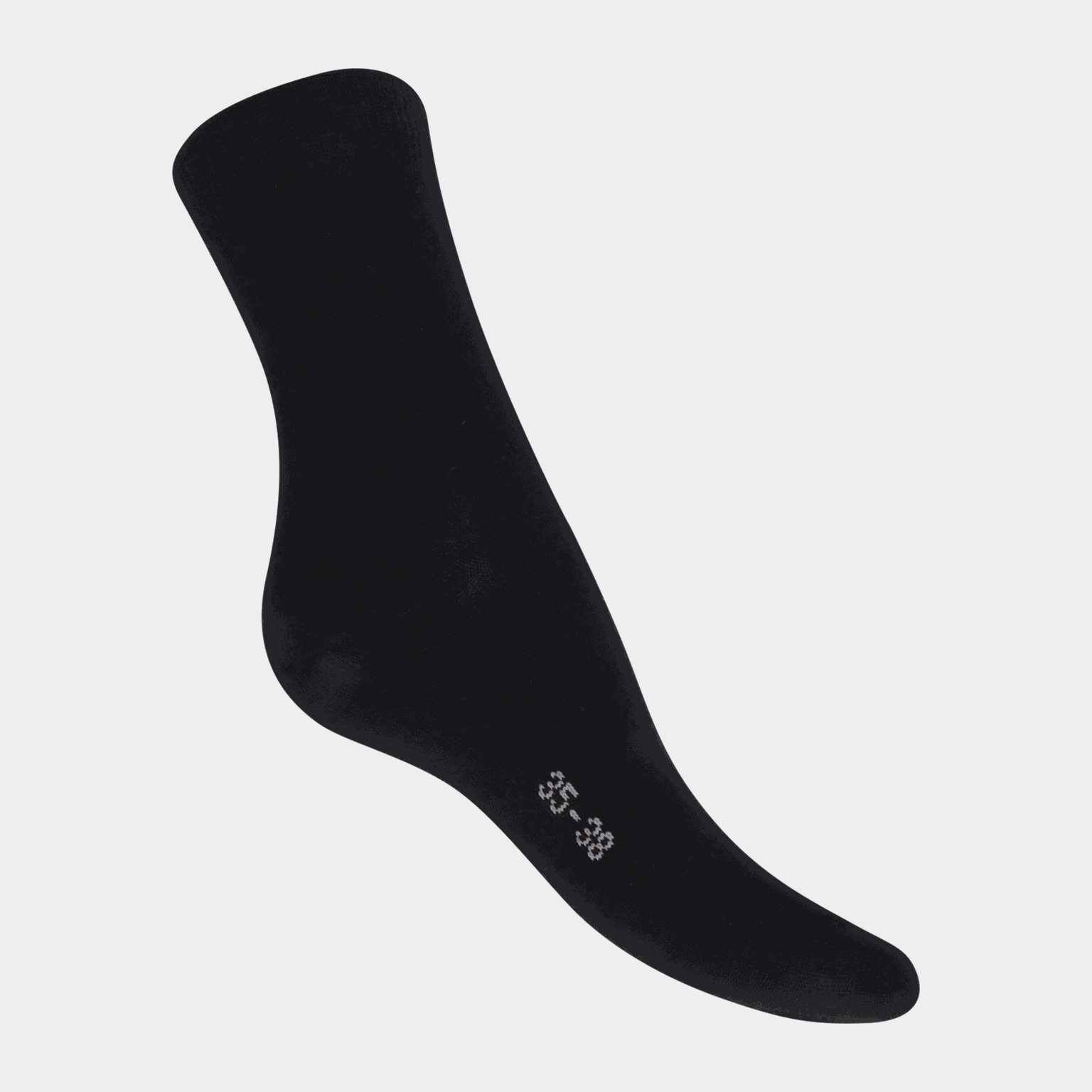 Podstawowe wełniane skarpetki do codziennego użytku, 3 sztuki, unisex – czarne