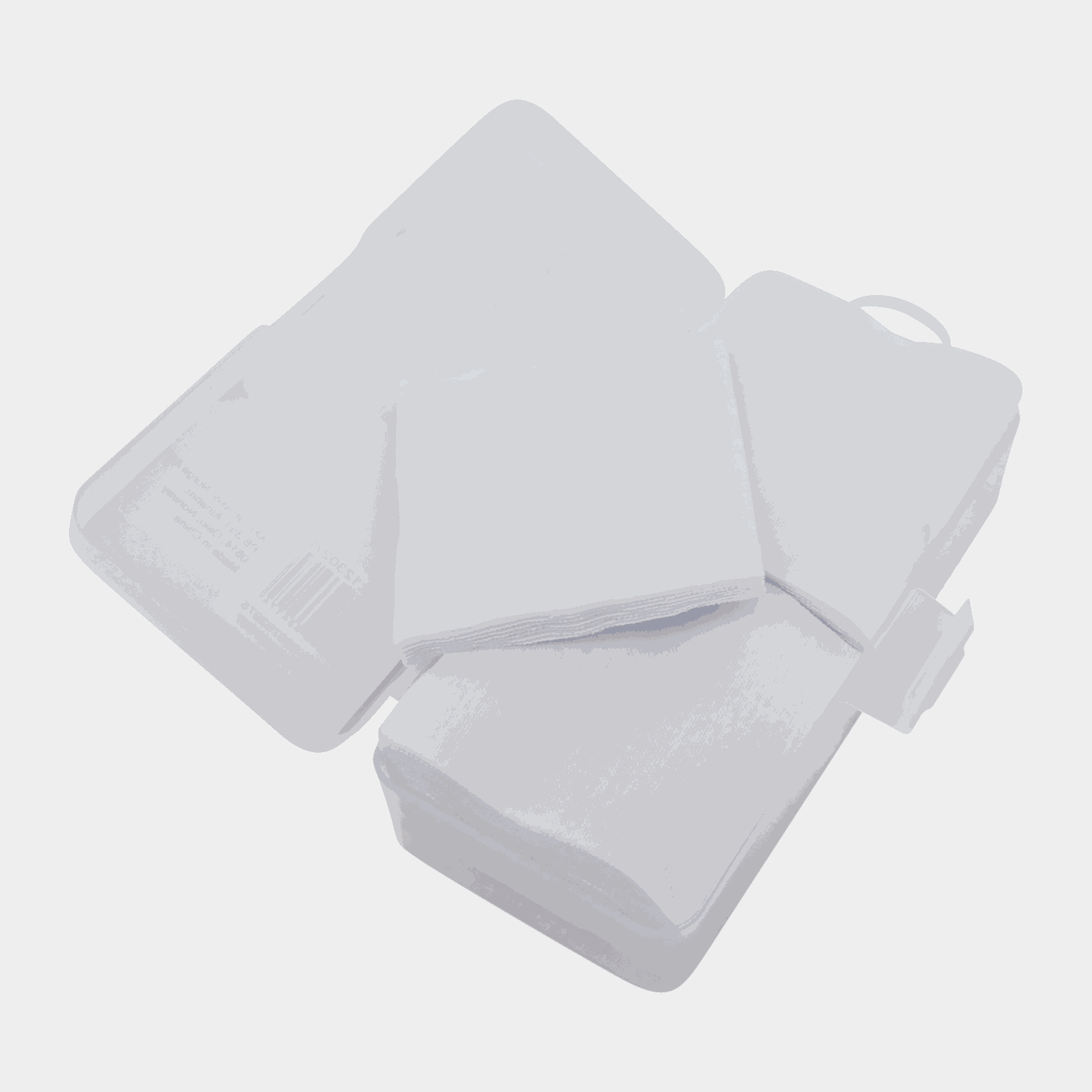 Bavlněné čtverce patchwork 7,6 cm – bílé
