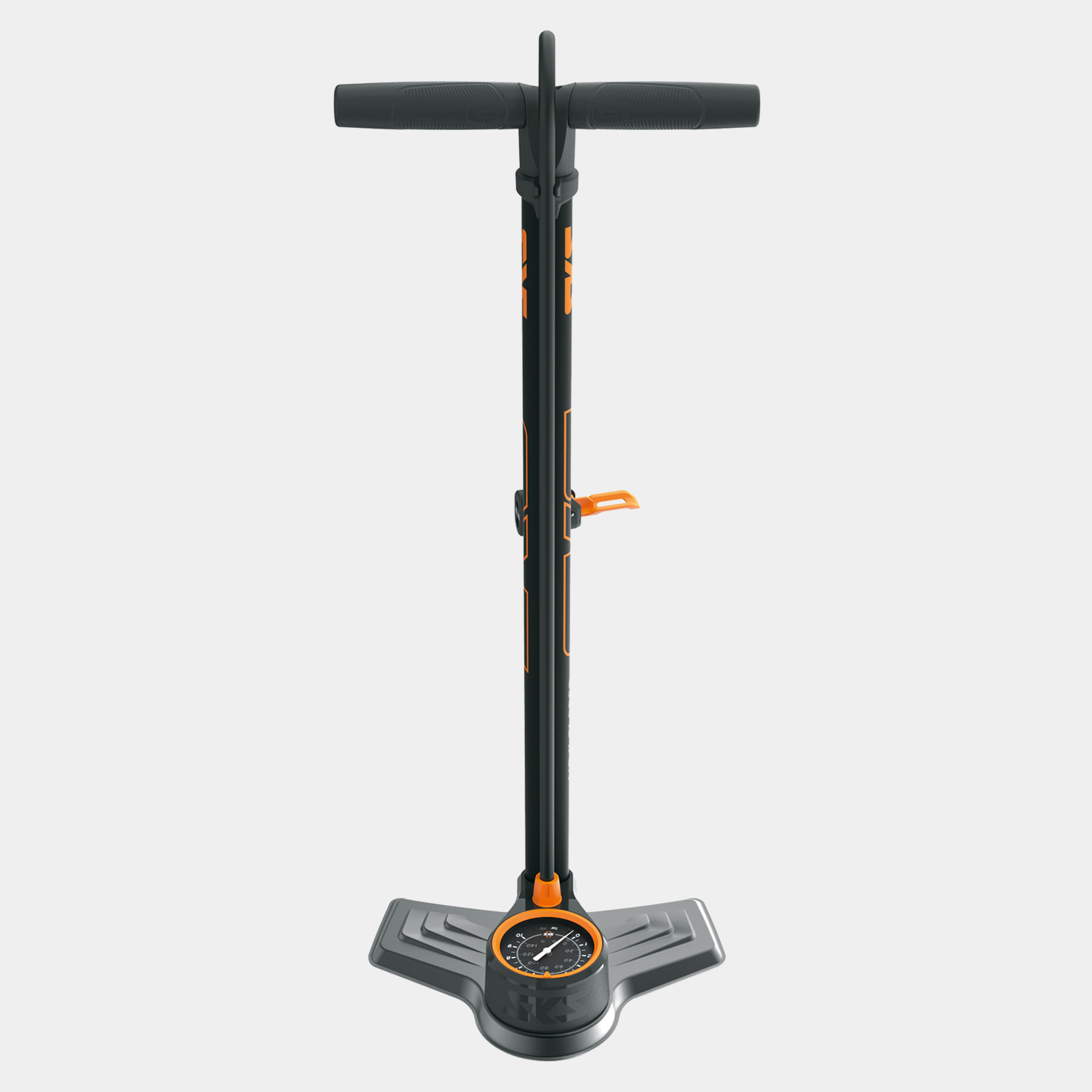 Pompka rowerowa nożna AIR X-PLORER 10.0 – czarna