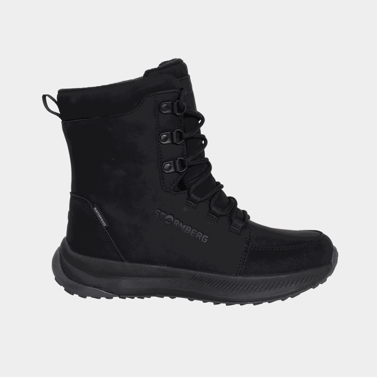 Bottes d'hiver chaudes Lunastad WP, chaussures d'hiver pour femmes - Noires