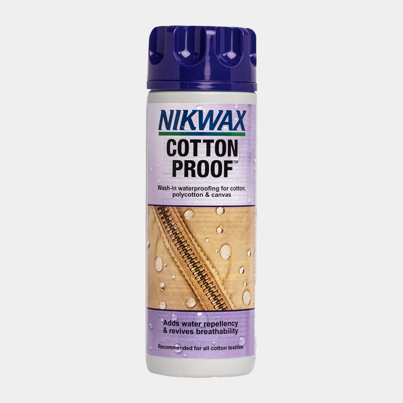  Voděodolný sprej Cotton Proof na bavlněné tkaniny.