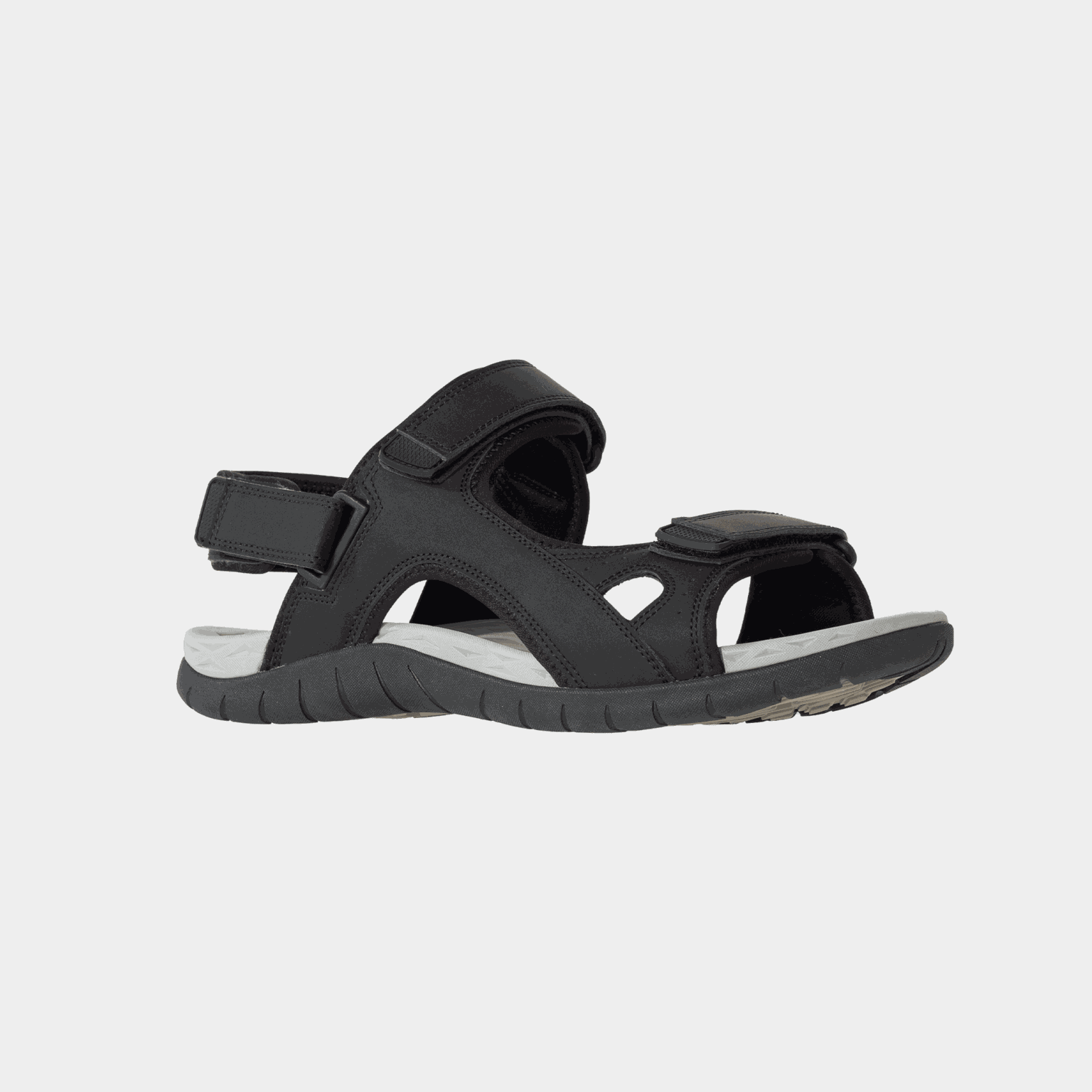  Platform sandalen voor dames - zwart